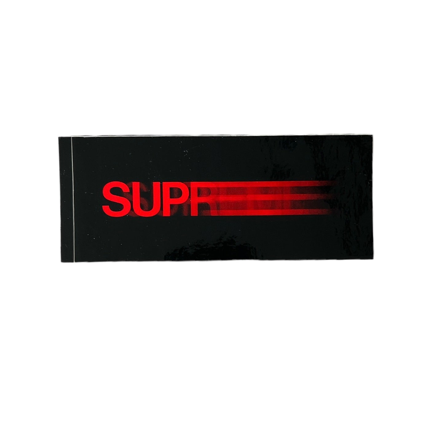 Supreme Motion Logo Sticker Black II SS10