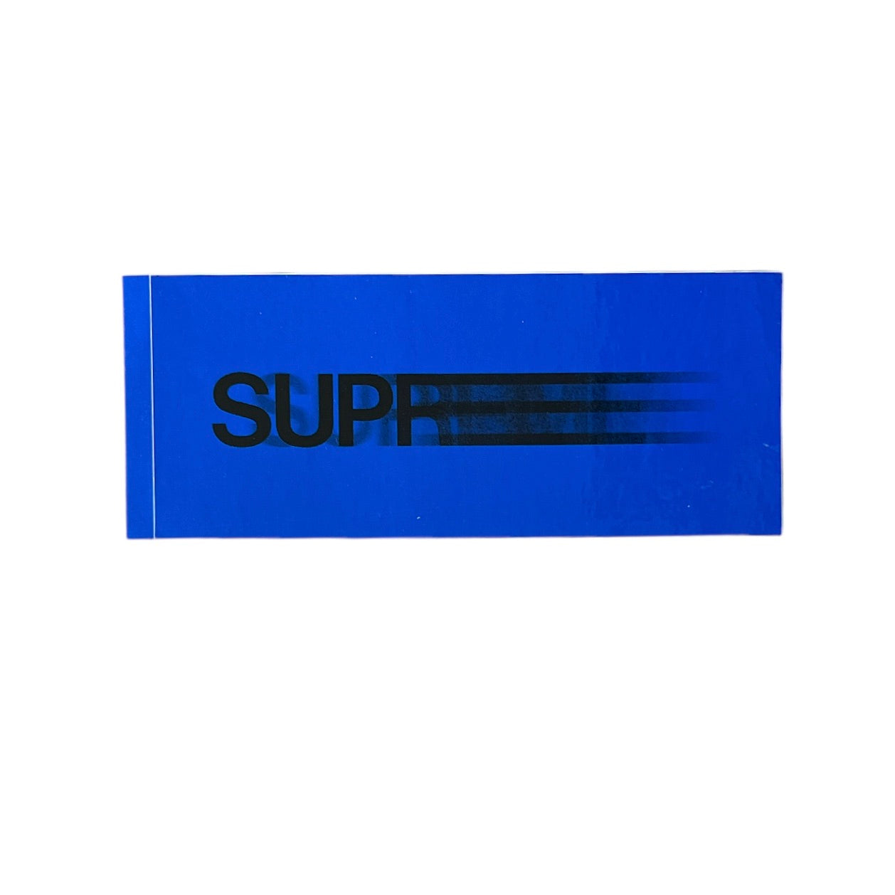 Supreme Motion Logo II Sticker Blue SS10