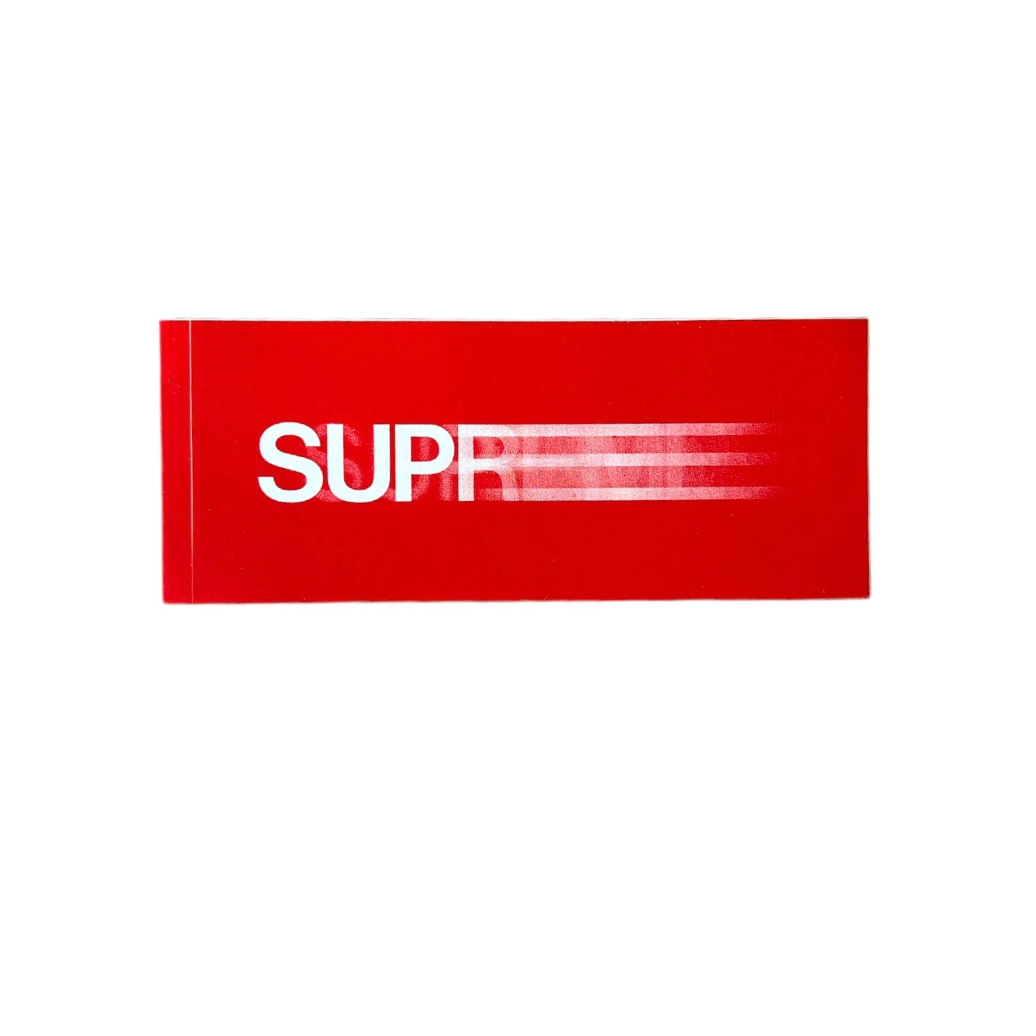 Supreme Motion Logo II Sticker Red SS10