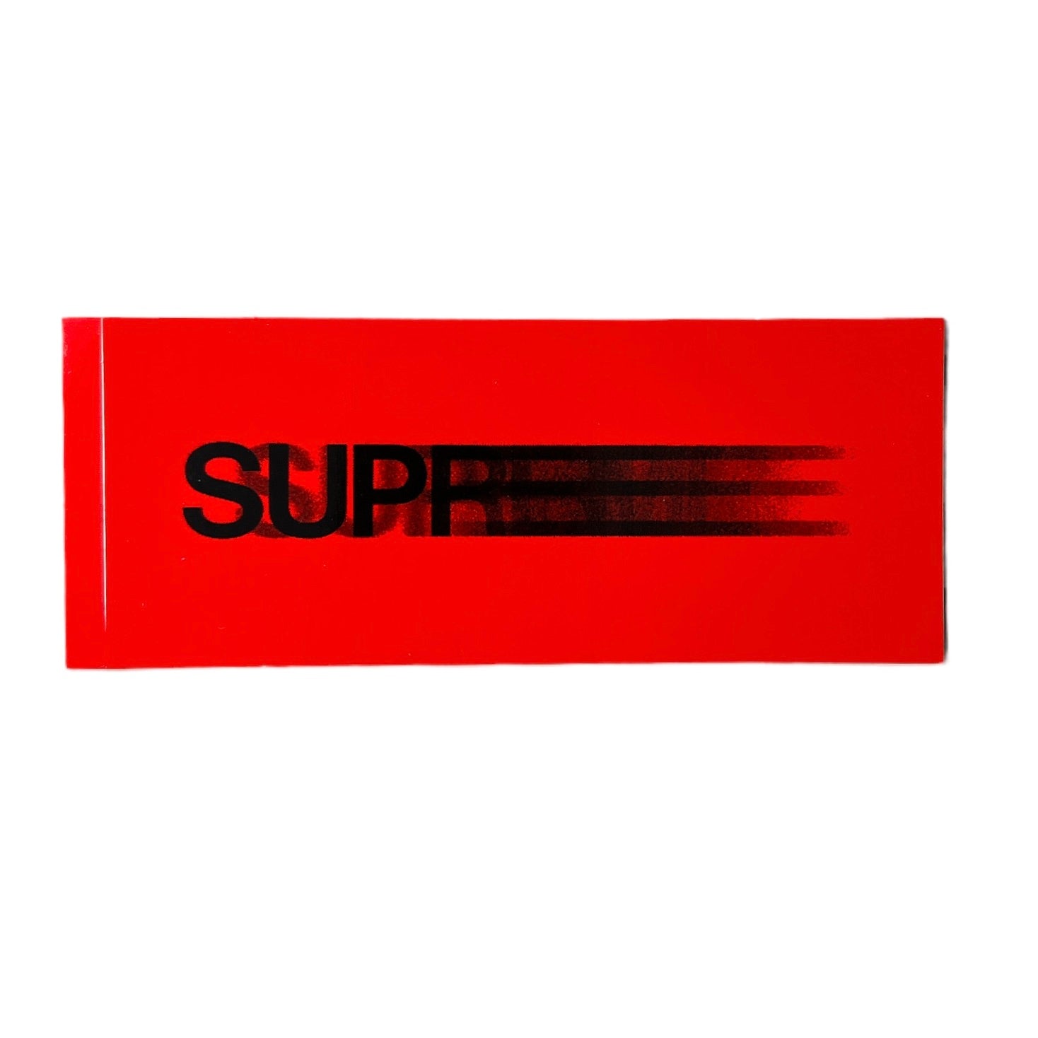 Supreme Motion Logo III Sticker Red SS16