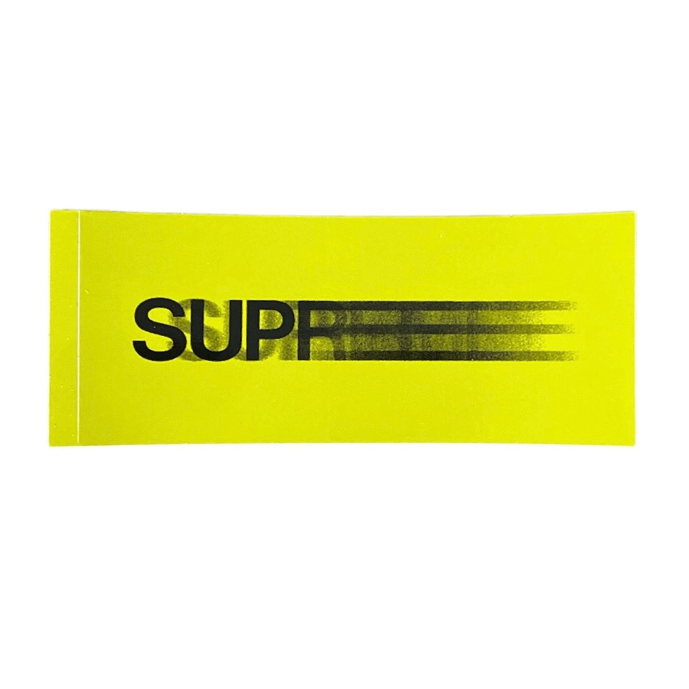 Supreme Motion Logo III Sticker Yellow SS16