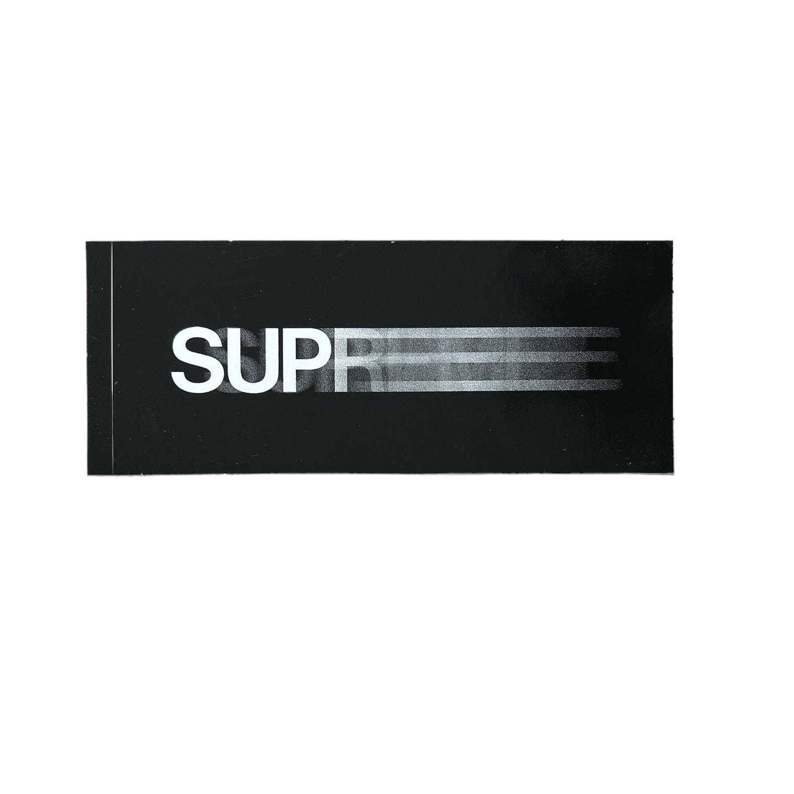 Supreme Motion Logo Sticker IIII Black