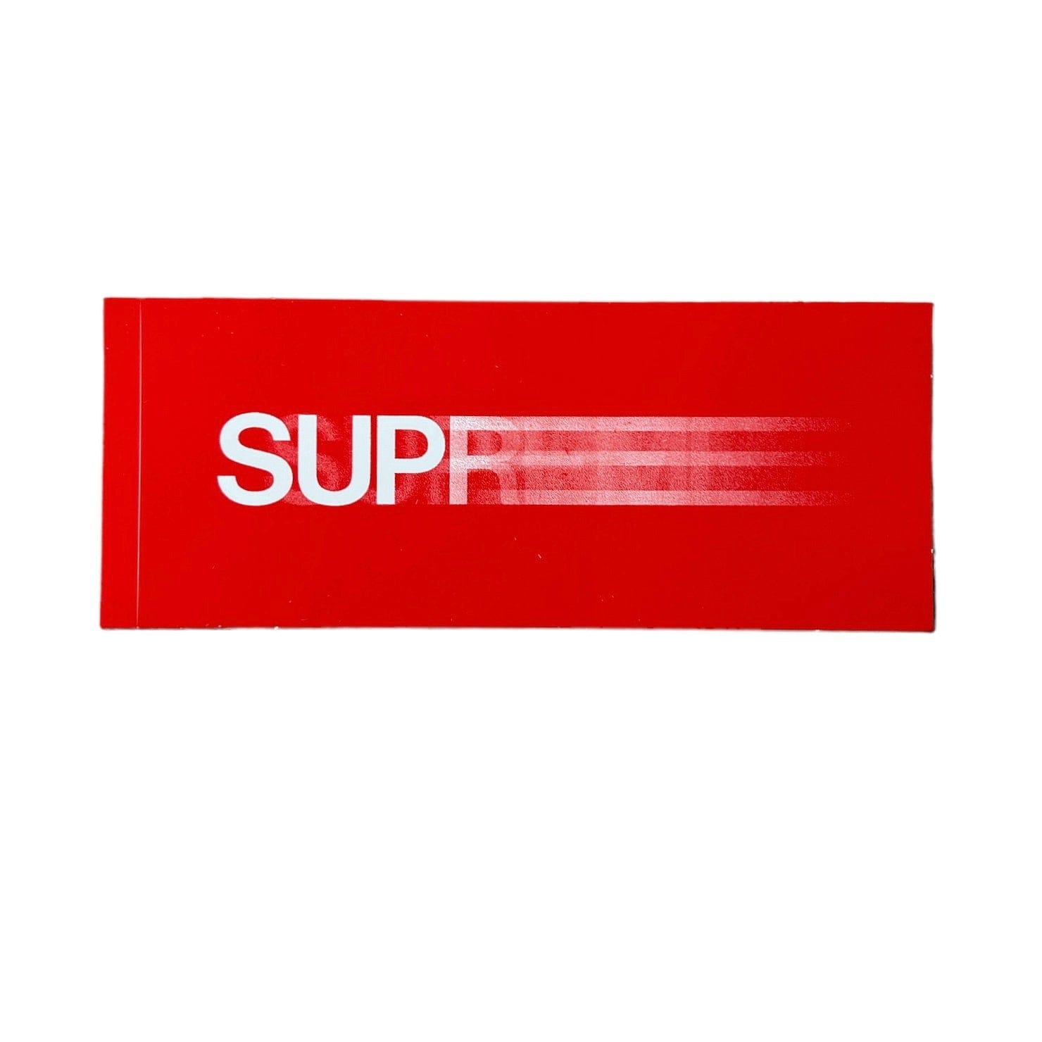 Supreme Motion Logo Sticker IIII Red SS20