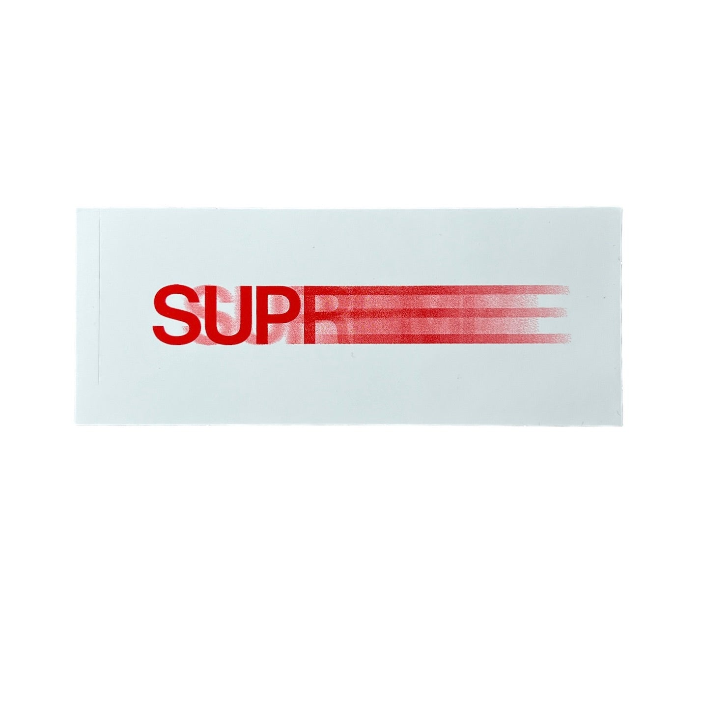 Supreme Motion Logo Sticker IIII SS20 White