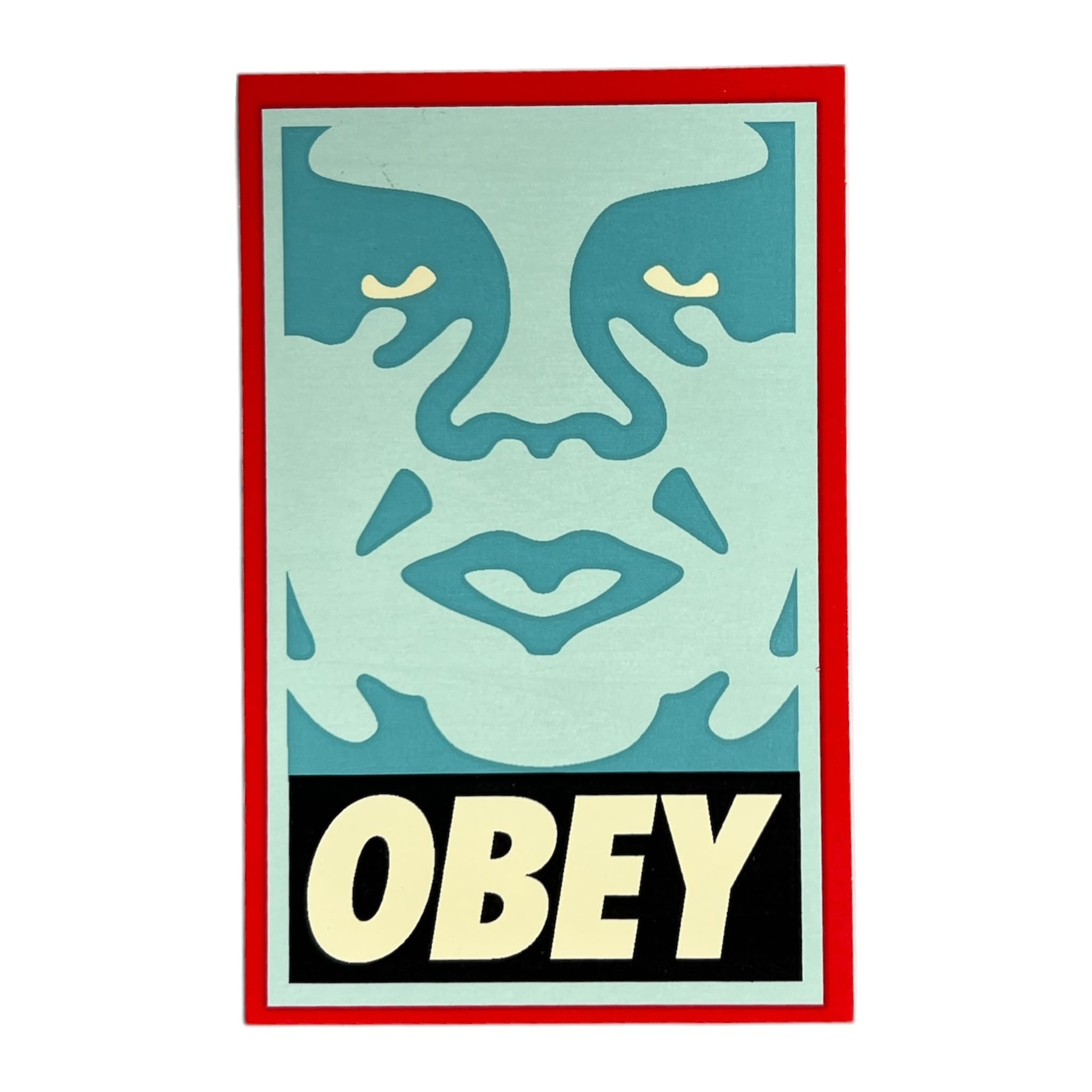 Obey Icons Andre the Giant Face Blue Version 2 Sticker
