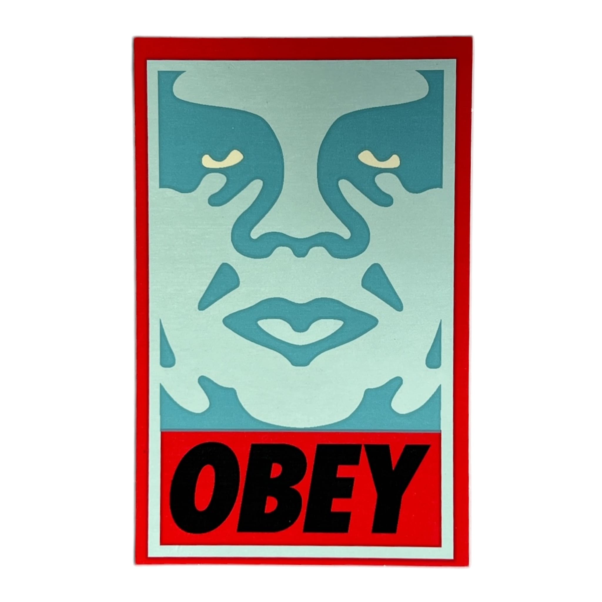 Obey Icons Andre the Giant Face Blue Version 4 Sticker