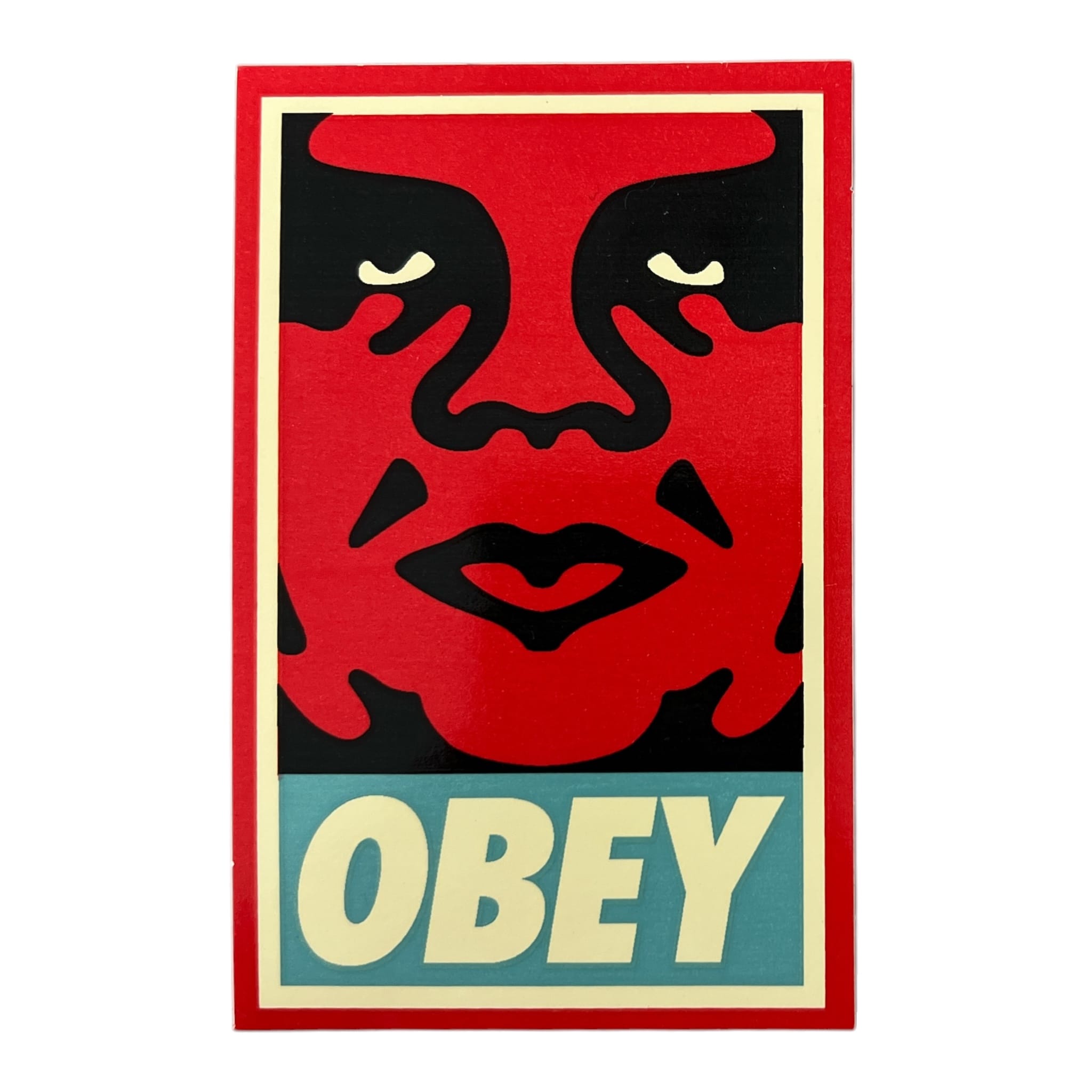 Obey Icons Andre the Giant Face Red Version 3 Sticker