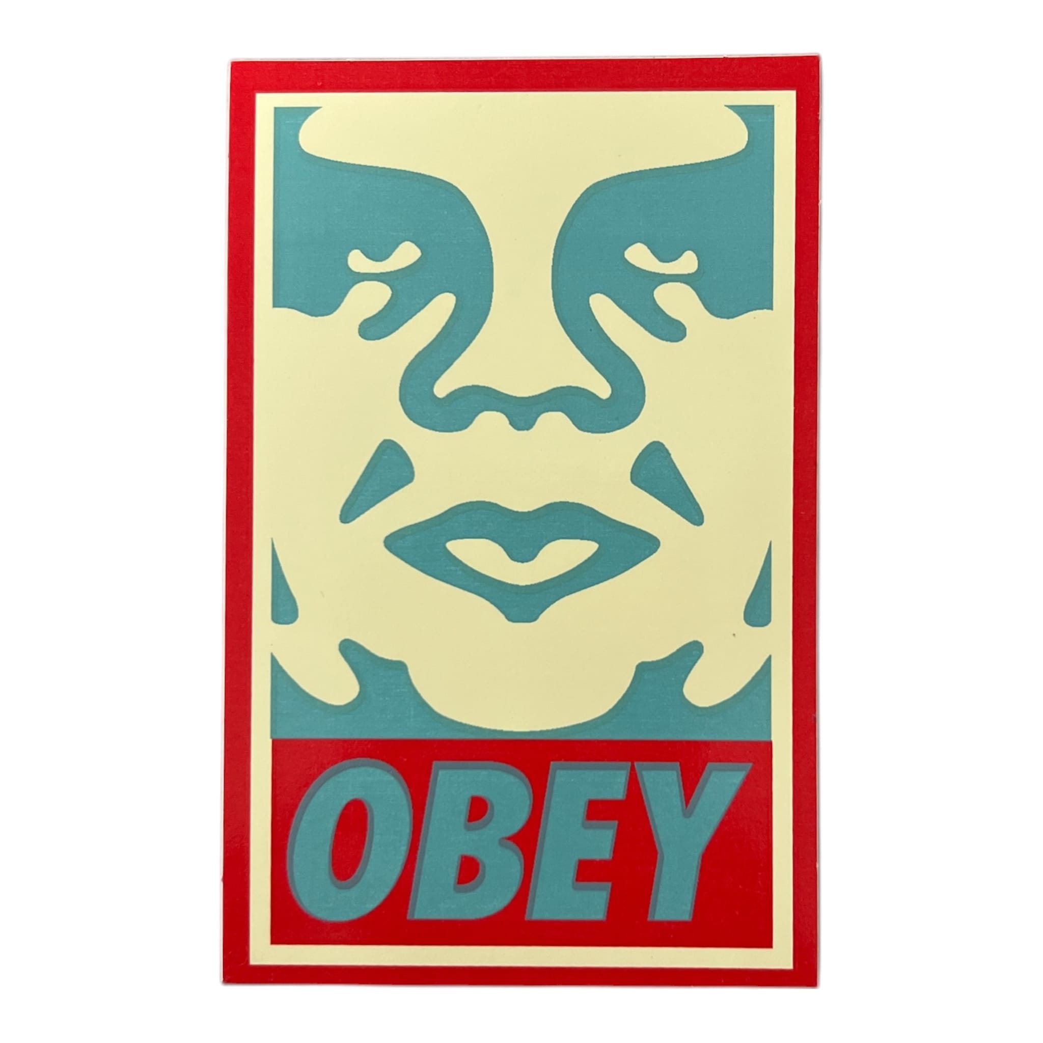Obey Icons Andre the Giant Face Yellow Version 1 Sticker