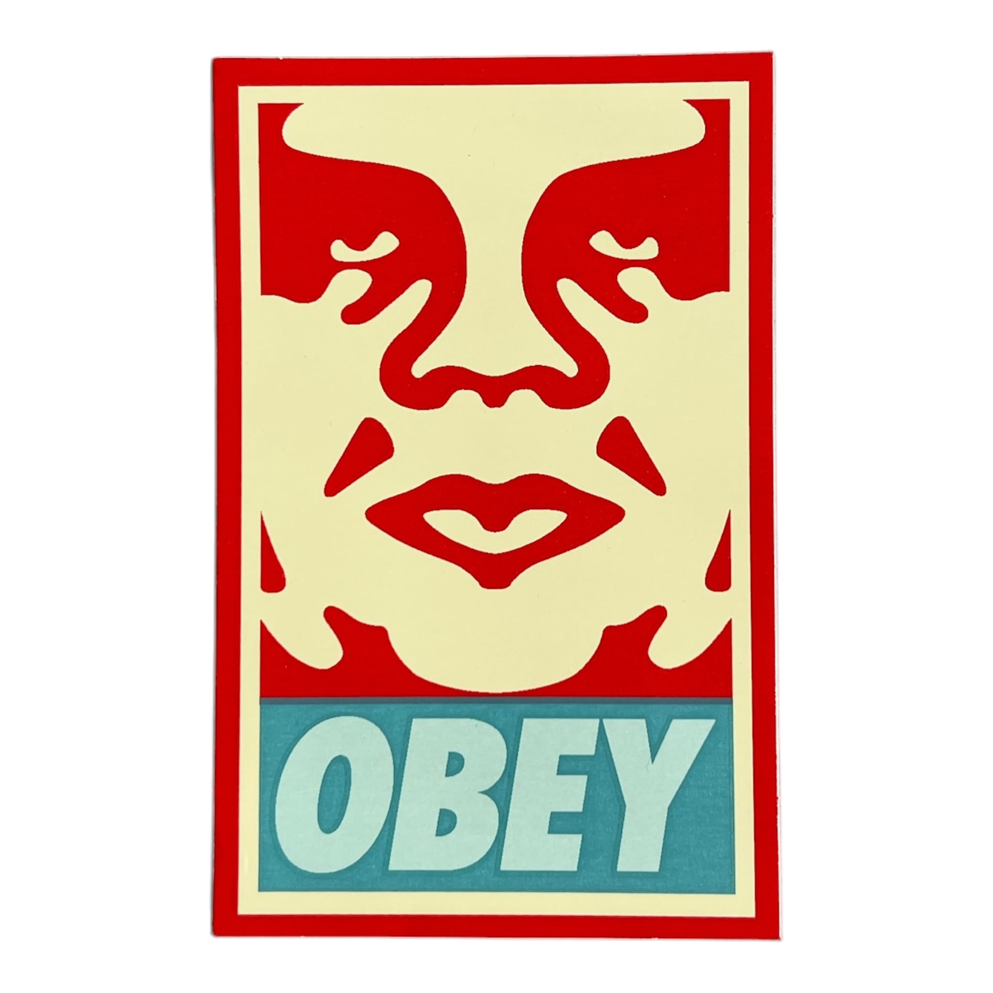 Obey Icons Andre the Giant Face Yellow Version 10 Sticker