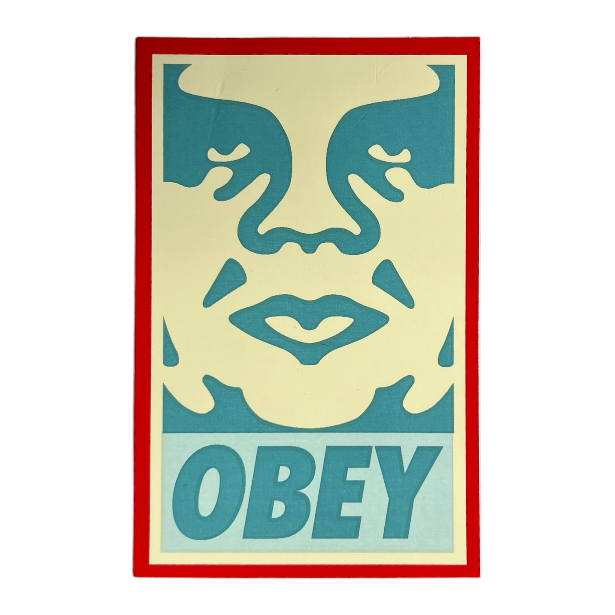 Obey Icons Andre the Giant Face Yellow Version 3 Sticker