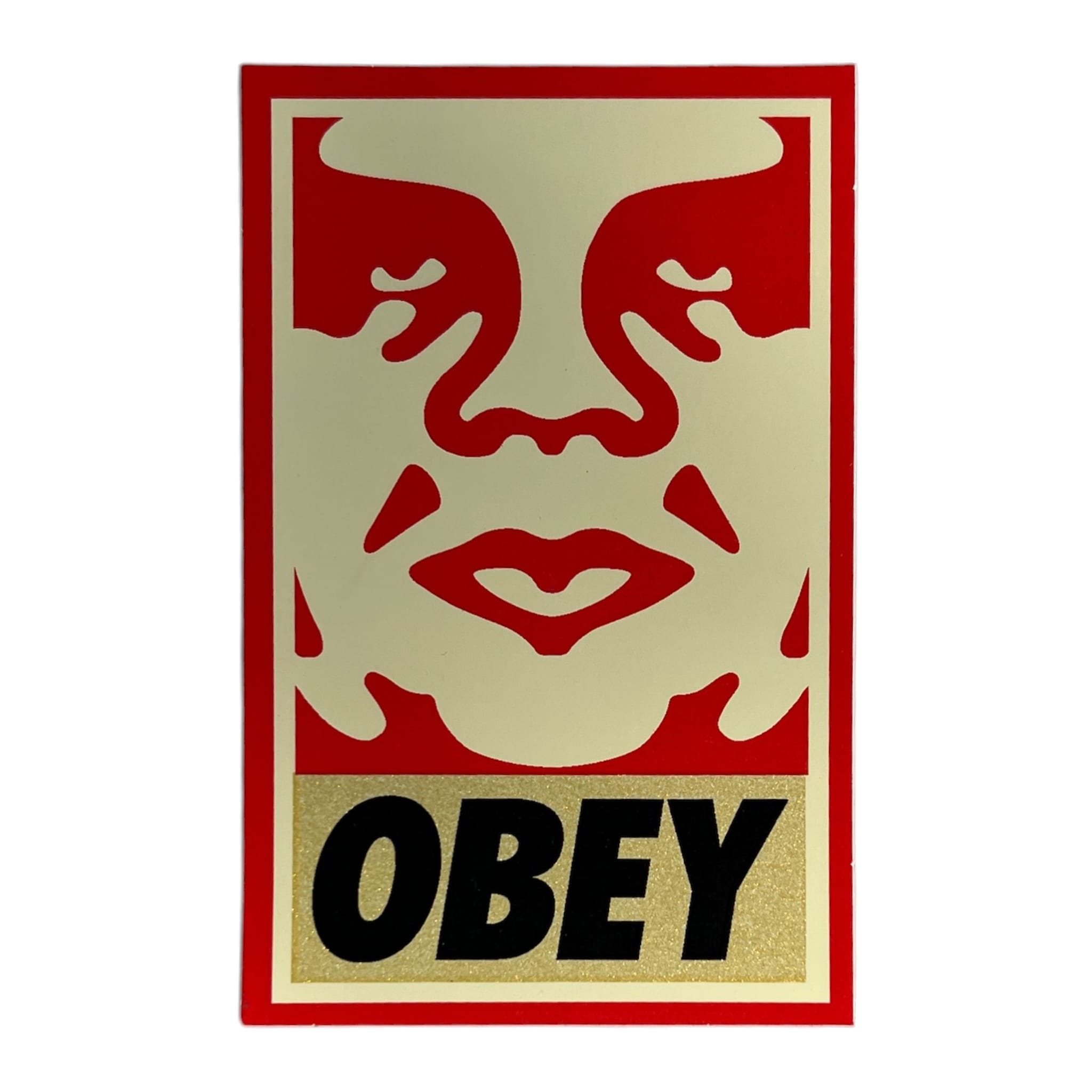 Obey Icons Andre the Giant Face Yellow Version 5 Sticker