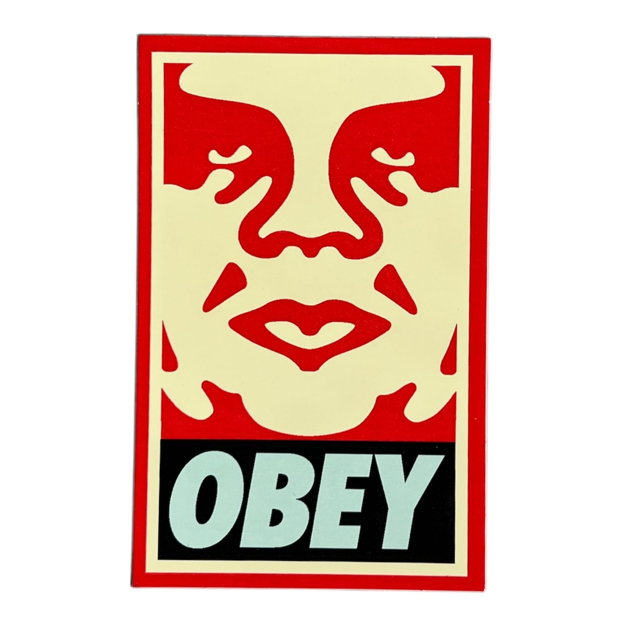 Obey Icons Andre the Giant Face Yellow Version 6 Sticker