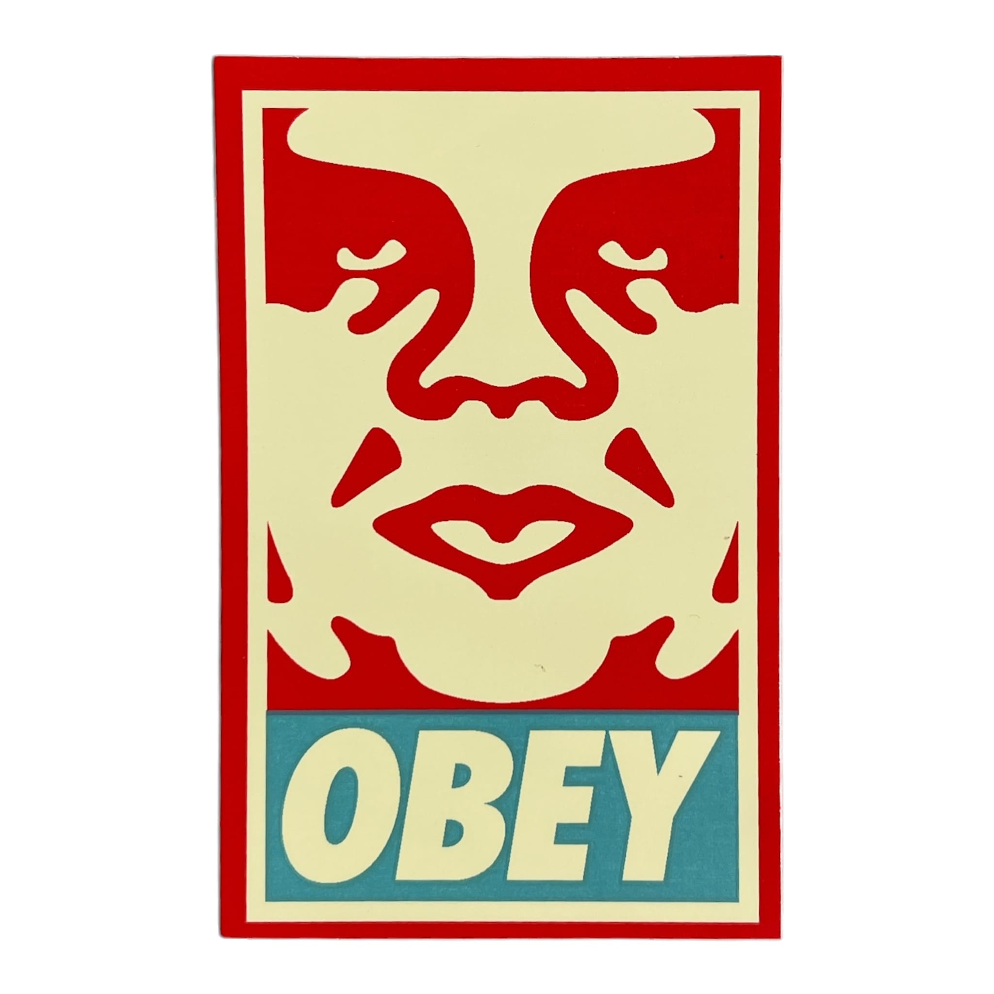 Obey Icons Andre the Giant Face Yellow Version 8 Sticker