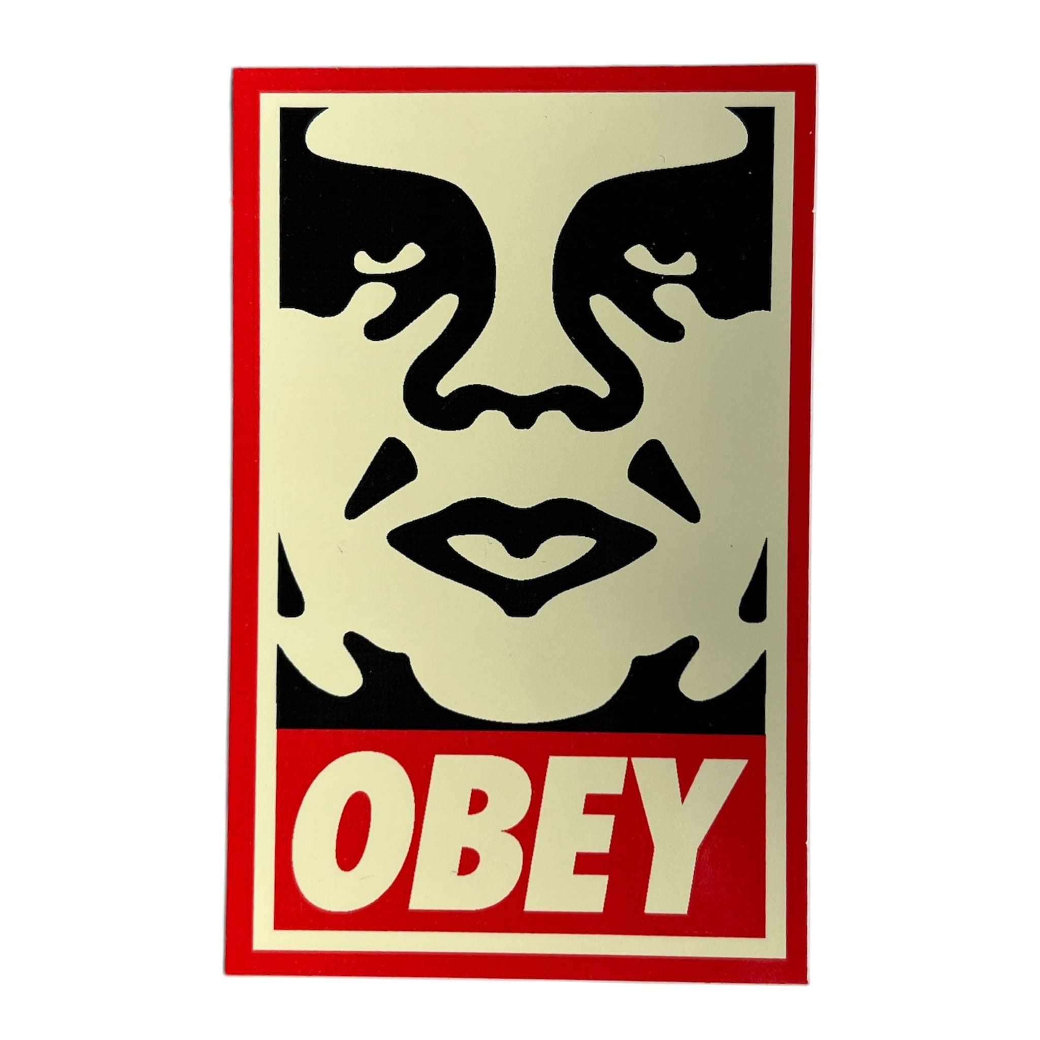 Obey Icons Andre the Giant Face Yellow Version 9 Sticker