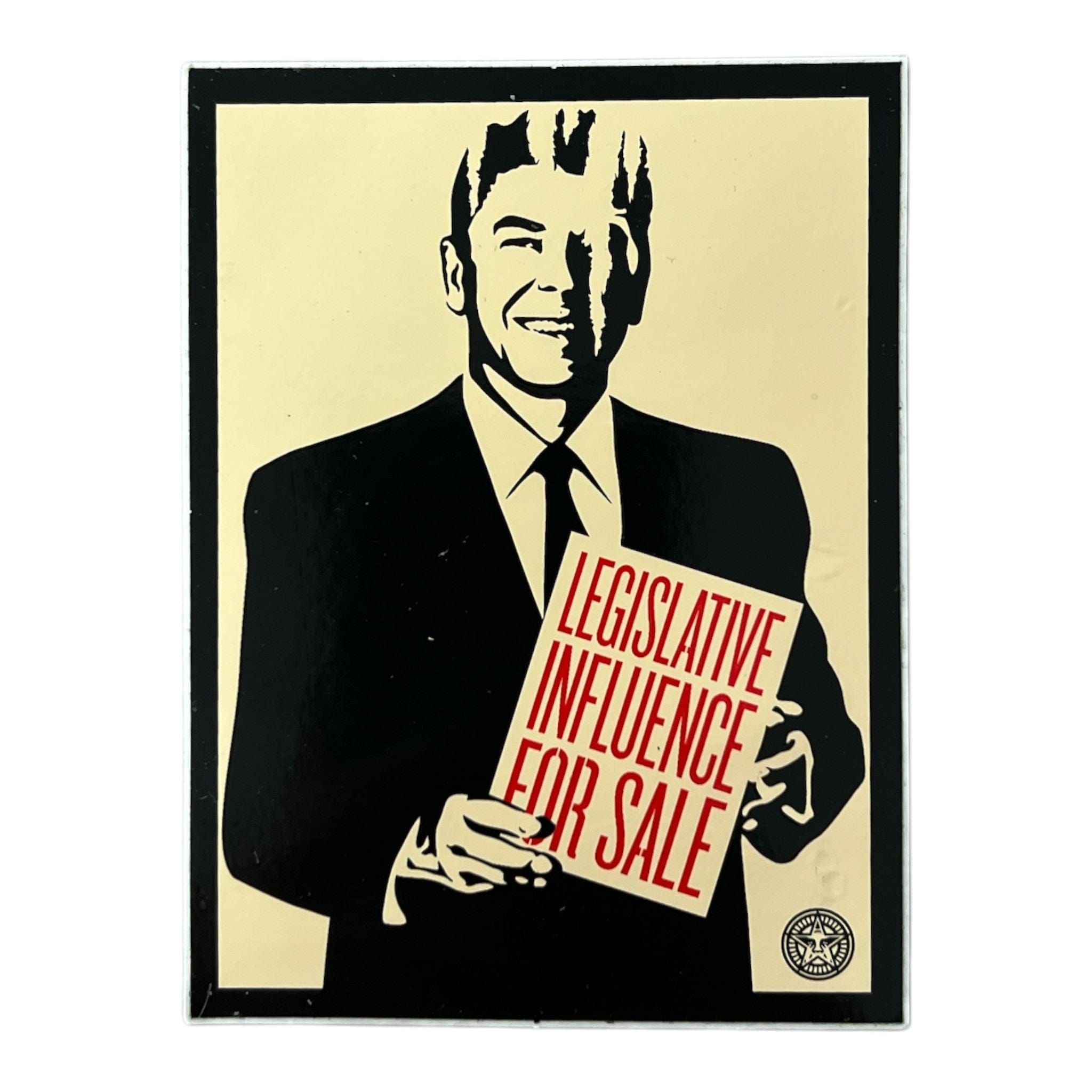 Obey Legislative Influence Sticker