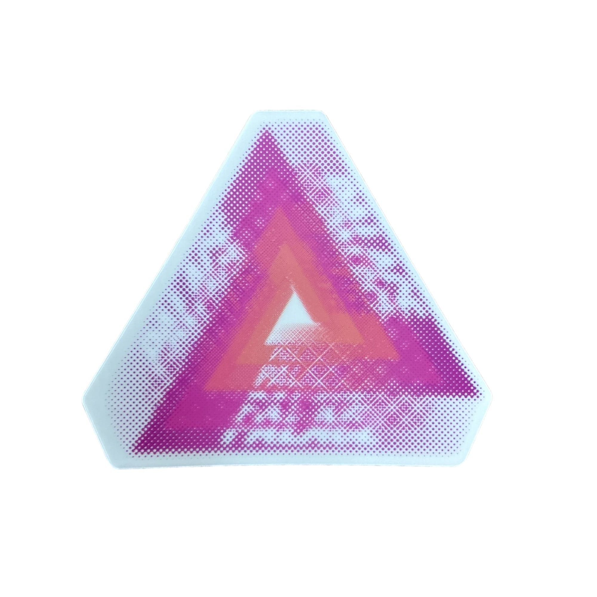 Palace Skateboards Tri-Faded Sticker from the sticker pack released in the Winter of 2024. The sticker measures 4"x3.5".