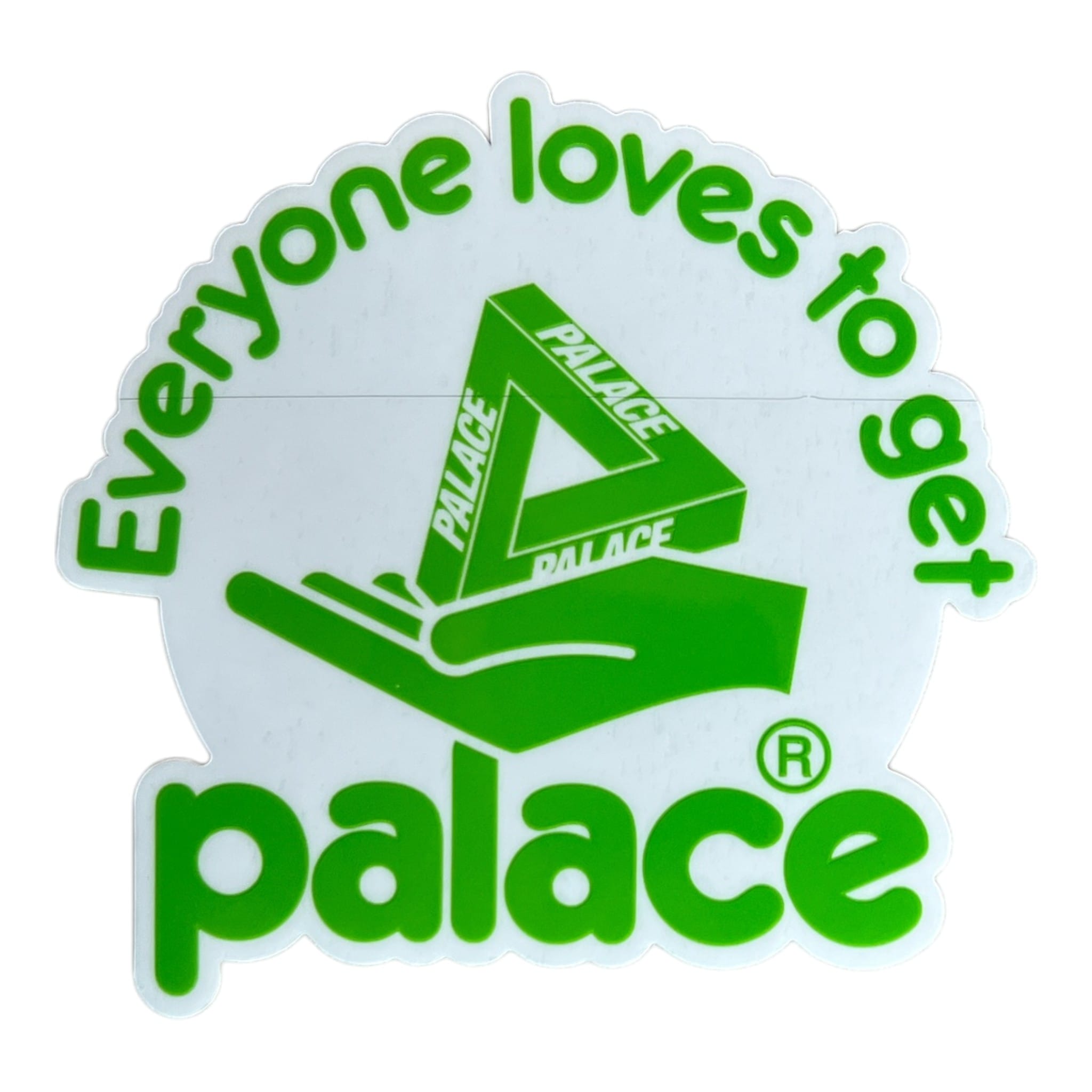 Palace Skateboards Hand Out Sticker Ultimo 2025