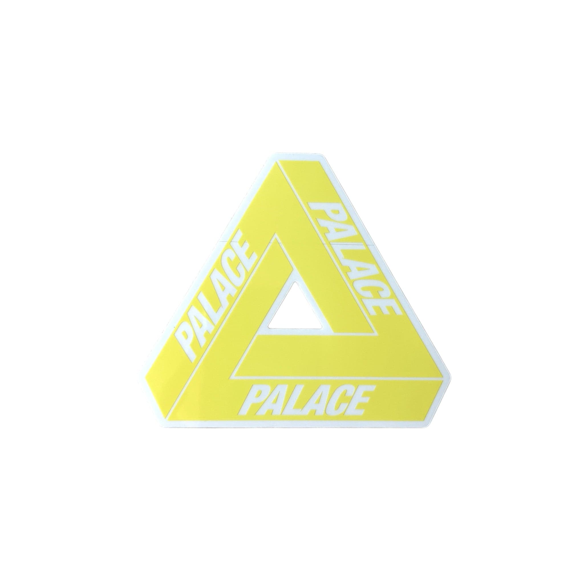 Palace Skateboards Pale Yellow Triferg Sticker