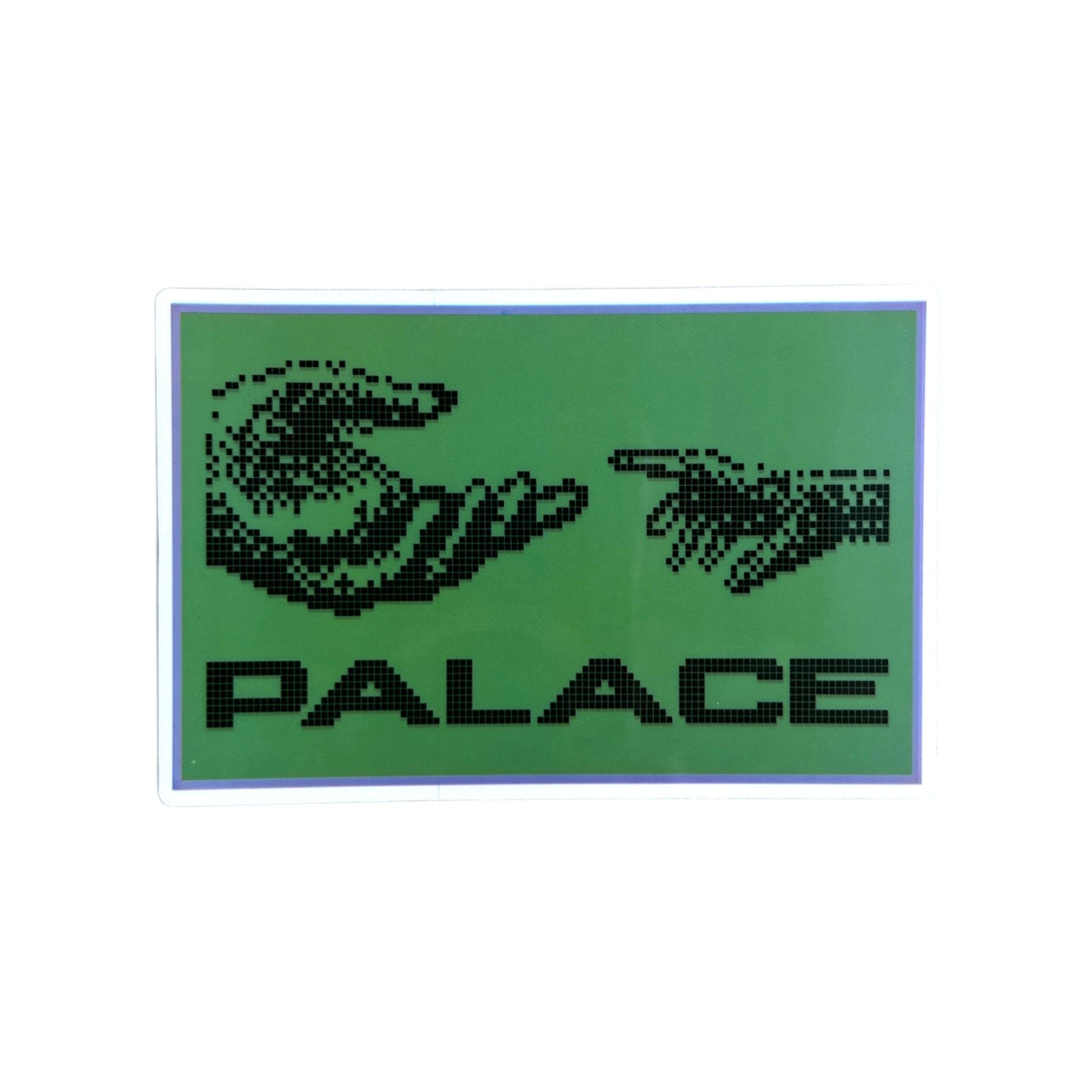 Green patch with black graphics and 'PALACE' text on a white background