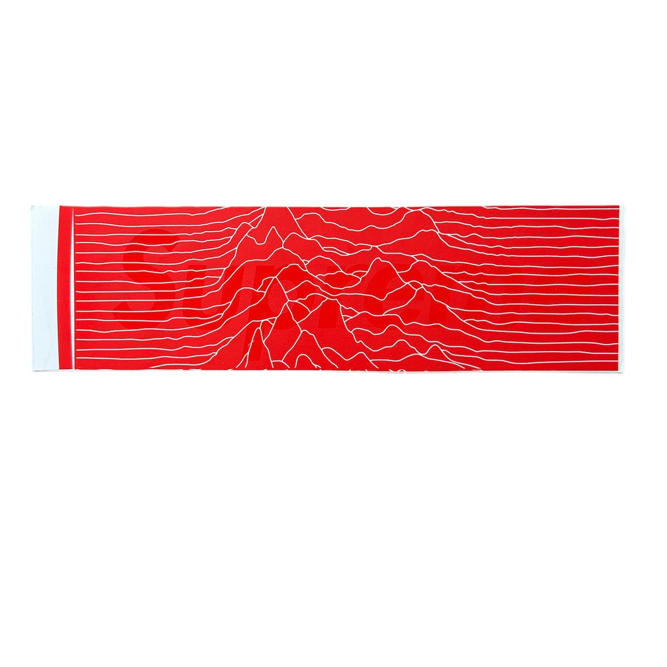 Supreme Joy Division Peter Saville Sticker Red 2005