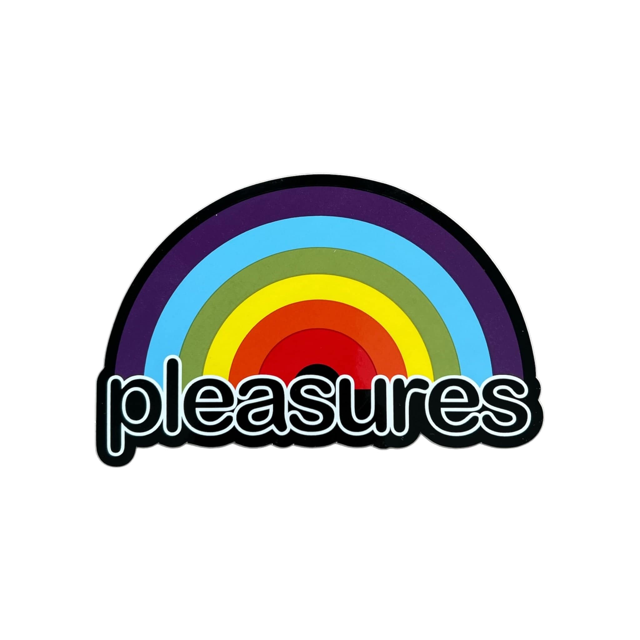 Pleasures Rainbow Sticker
