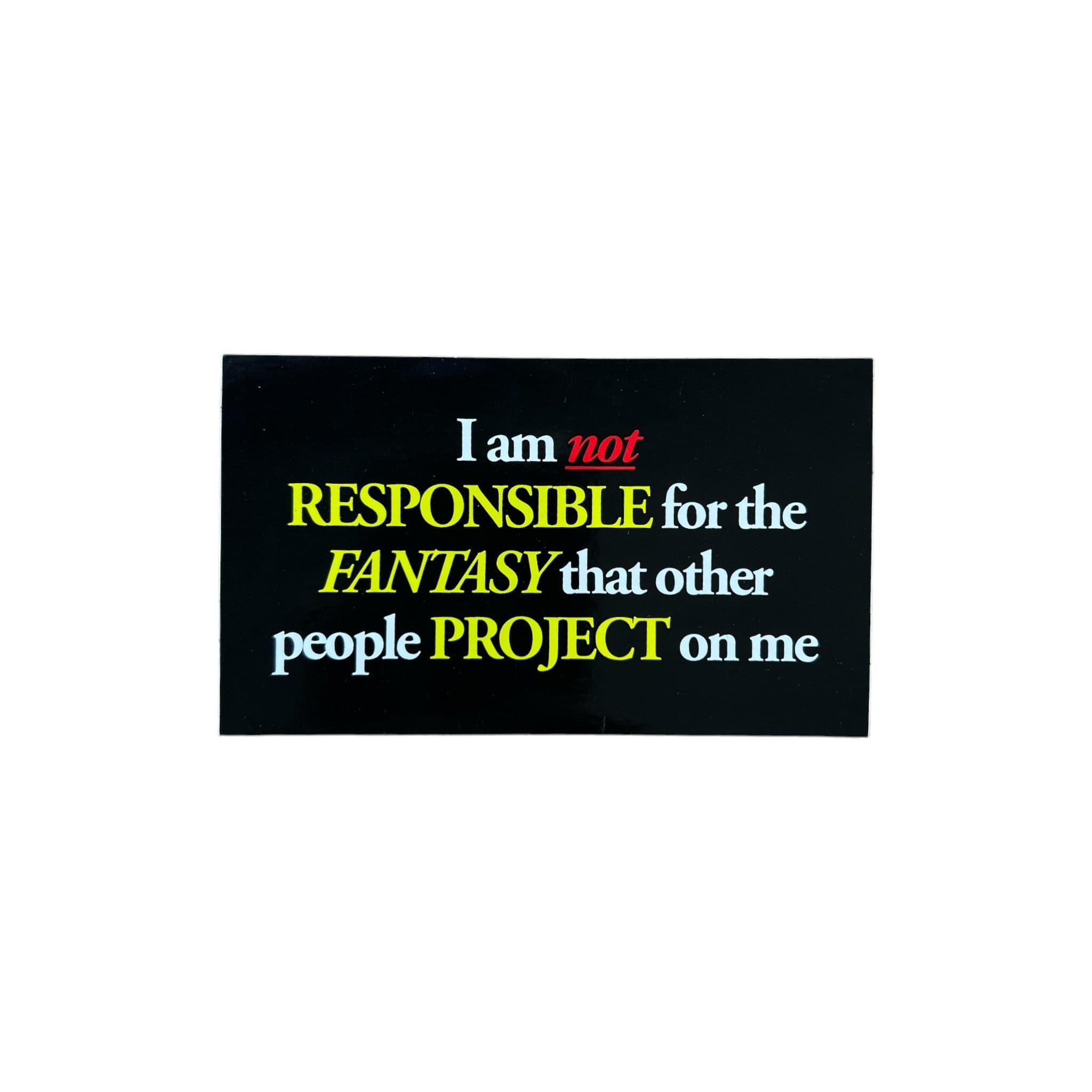 Pleasures Not Responsible Sticker