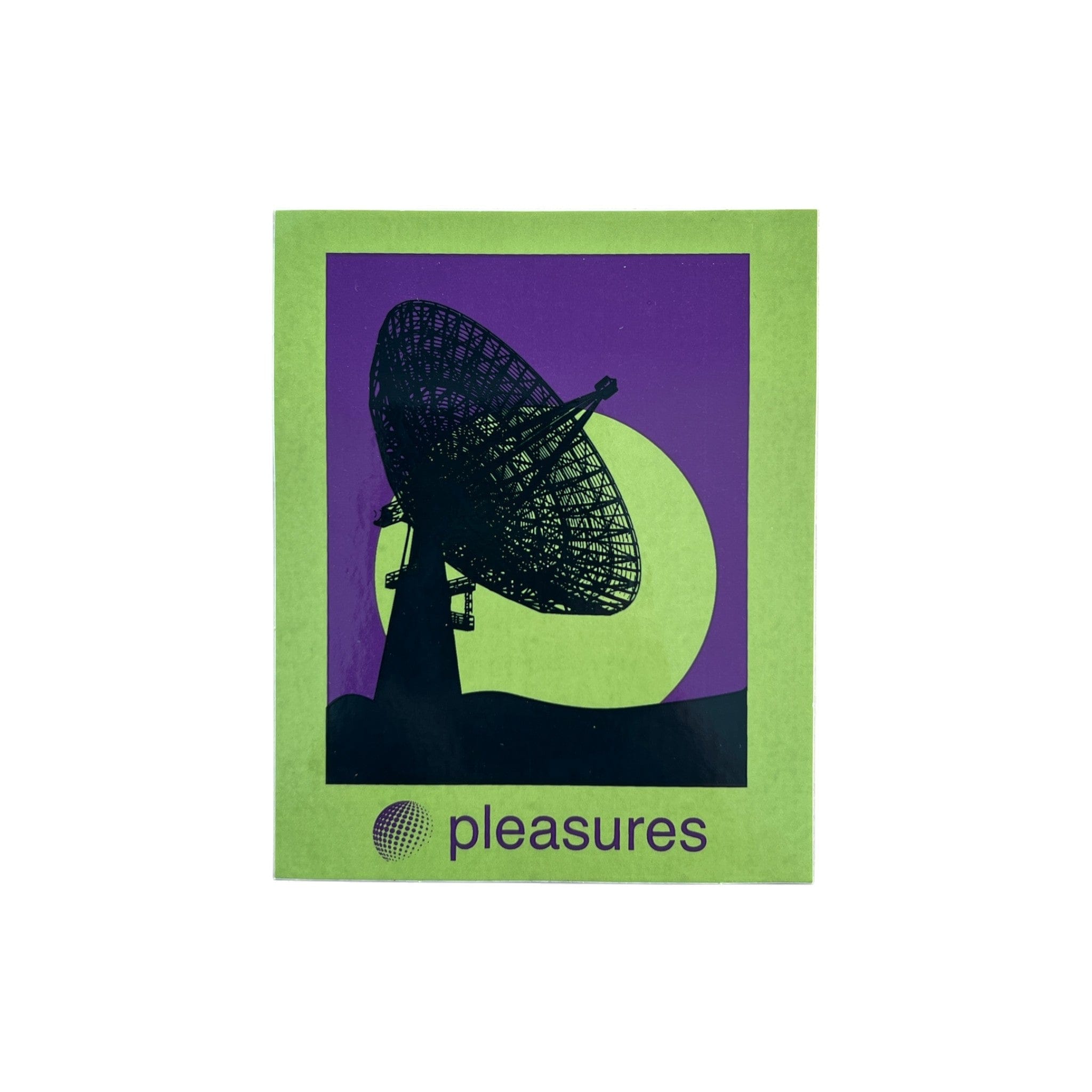 Pleasures Satellite Sticker Green