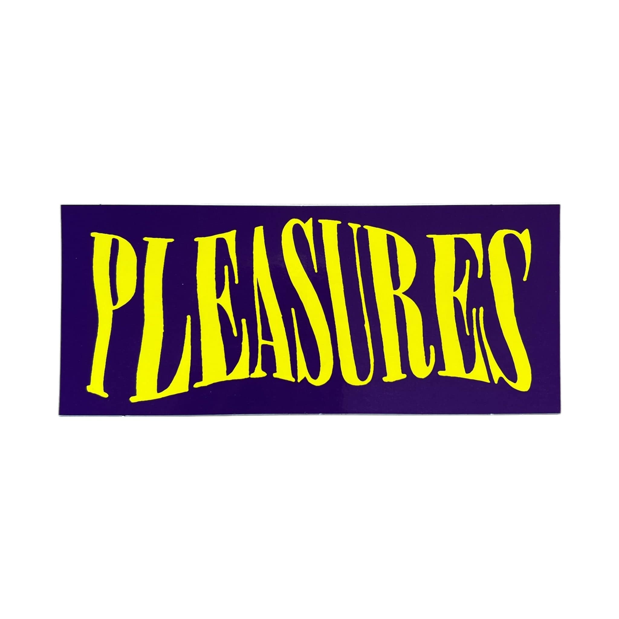 Pleasures Trippy Script Sticker Purple