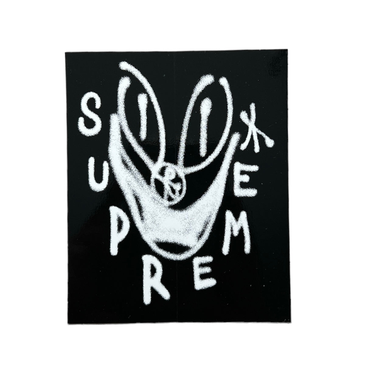 Supreme Sancheeto Smile Sticker Black FW18