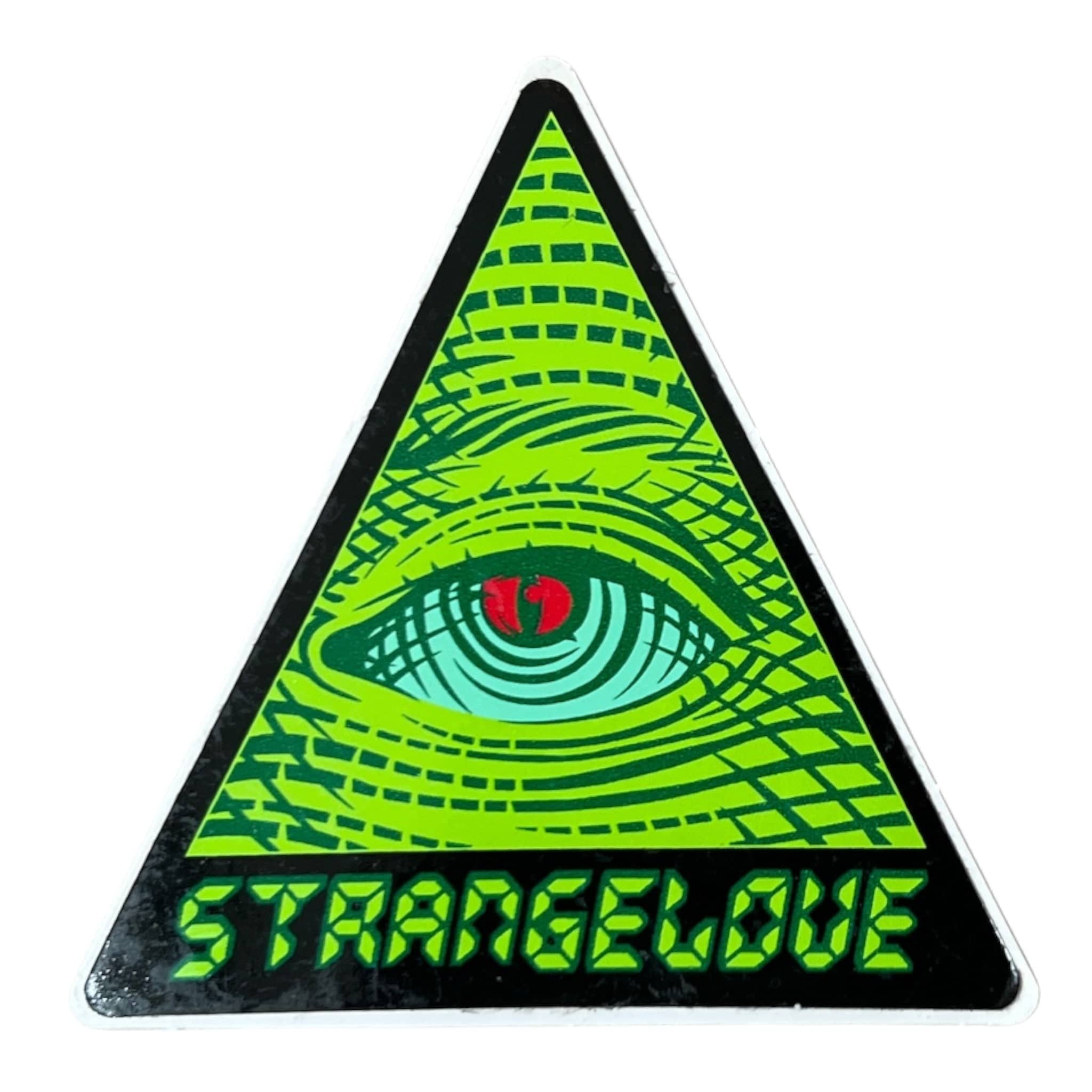 Strangelove Skateboards Digital All Seeing Eye Sticker