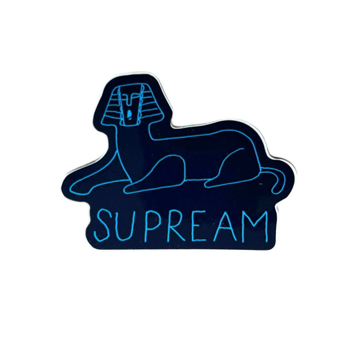 Supreme Gonz Sphinx Sticker Blue SS13