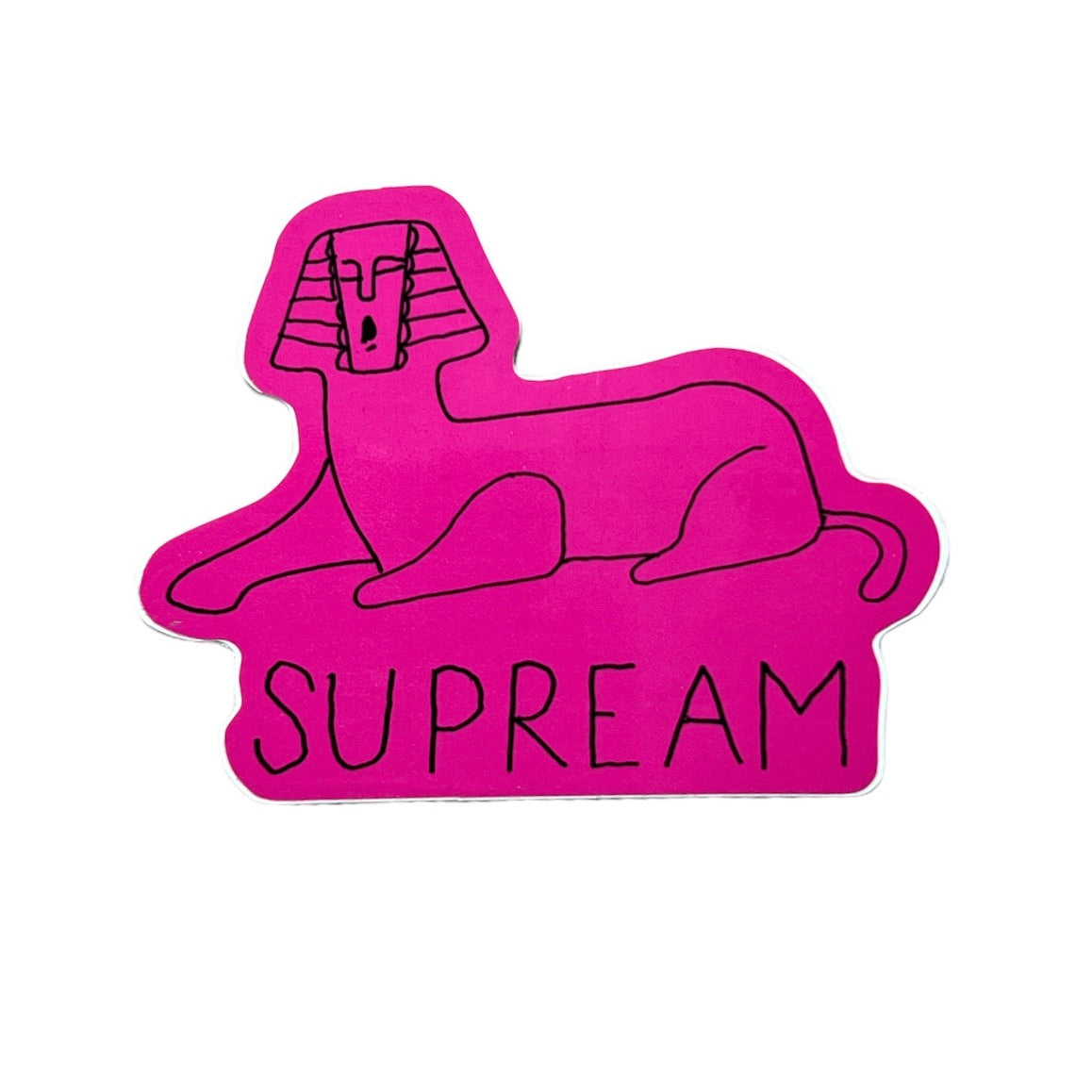 Supreme Gonz Sphinx Sticker Pink SS13