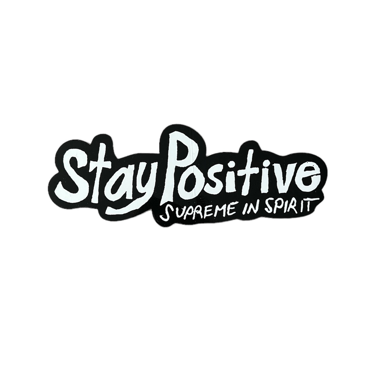 Supreme Stay Positive In Spirit Stickers FW20 Black