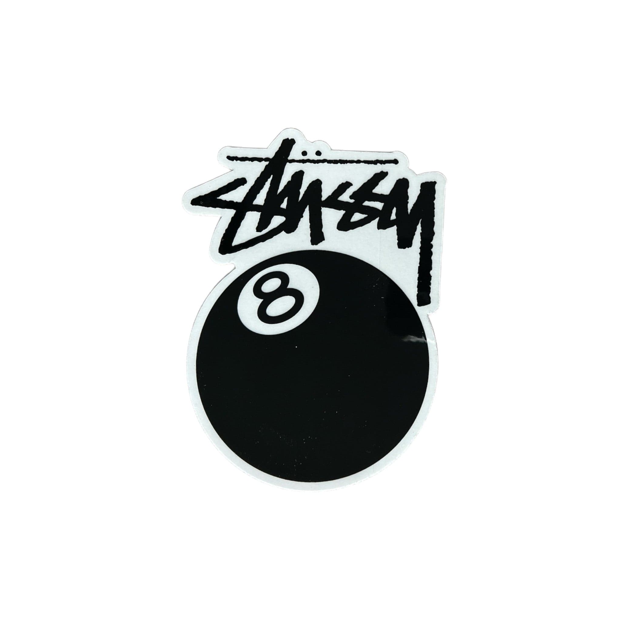 Stussy Classic 8 Ball Sticker Black