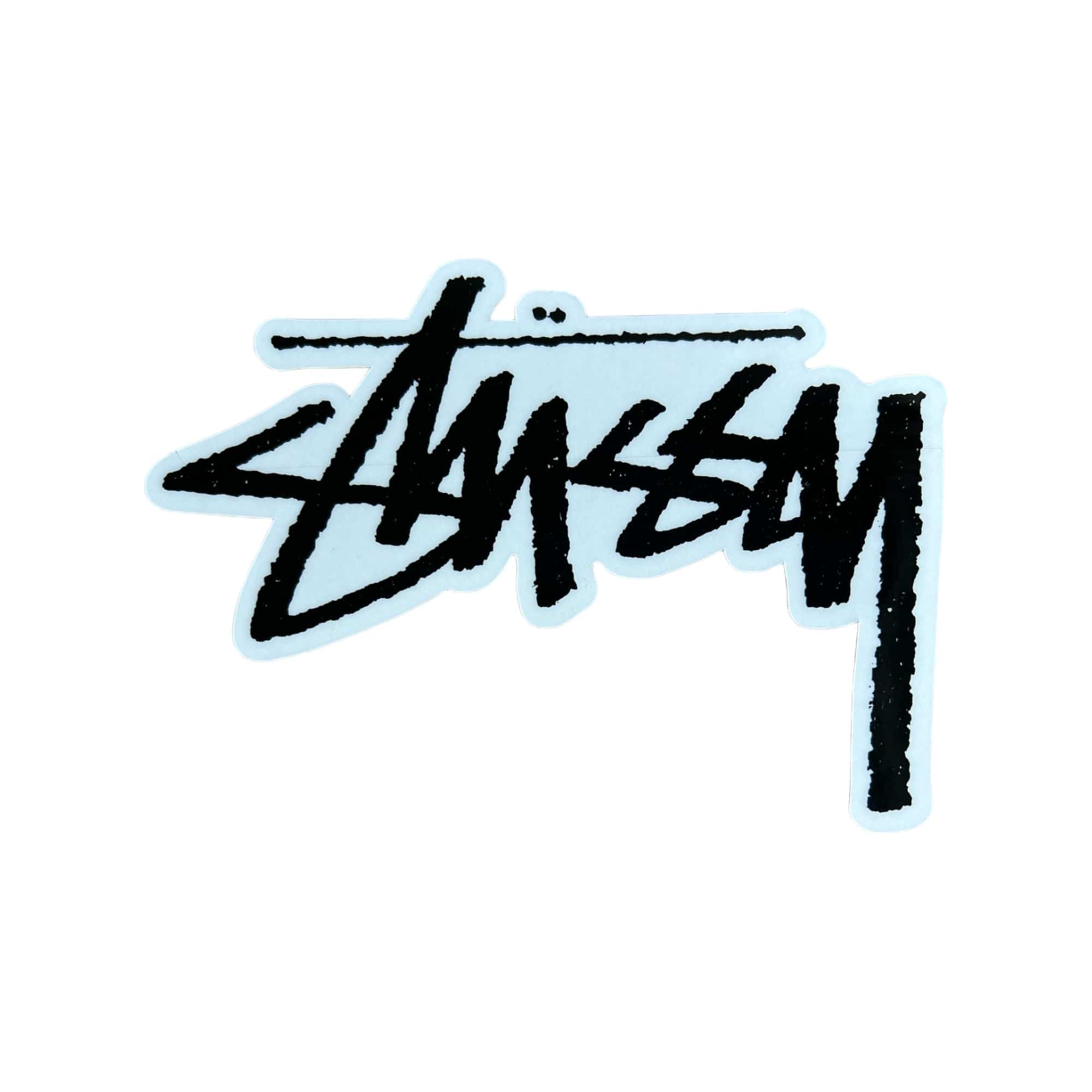 Stussy Black Script Sticker