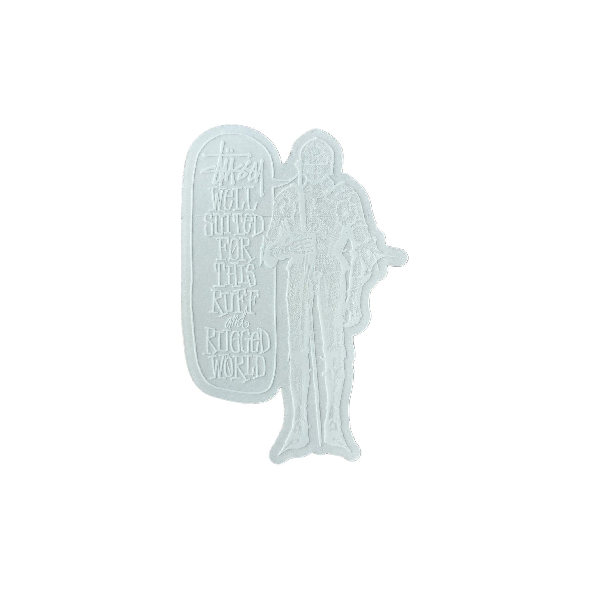 Stussy Well Suited Sticker White