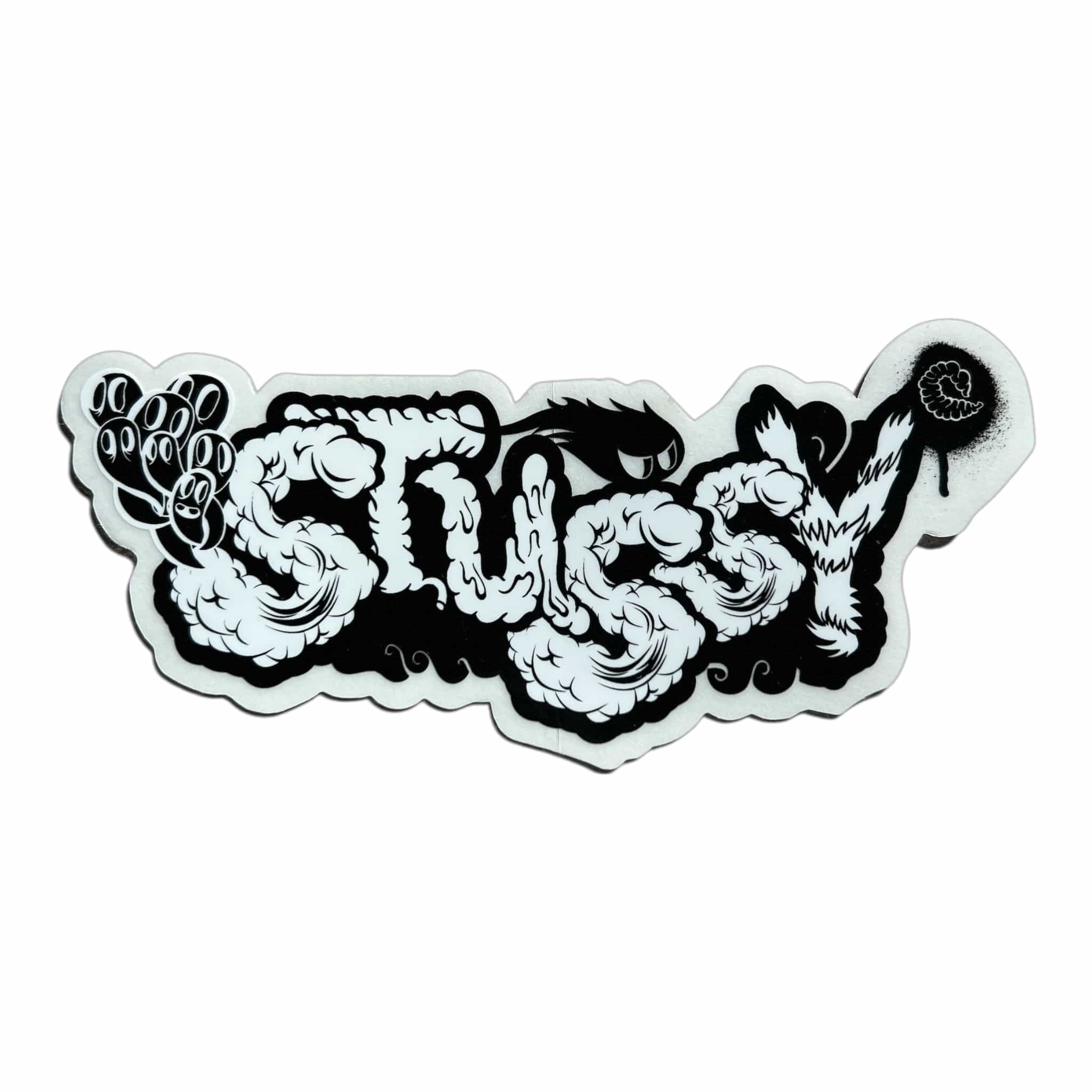 Stussy Cartoon Collage Sticker