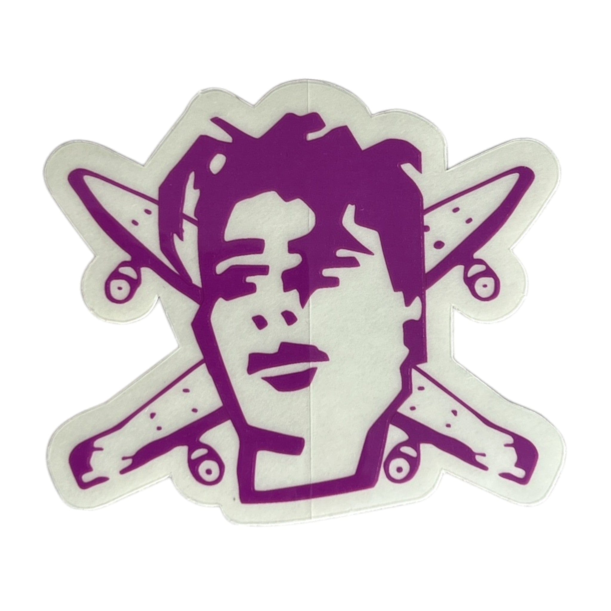 Stussy Gonz Sticker Purple