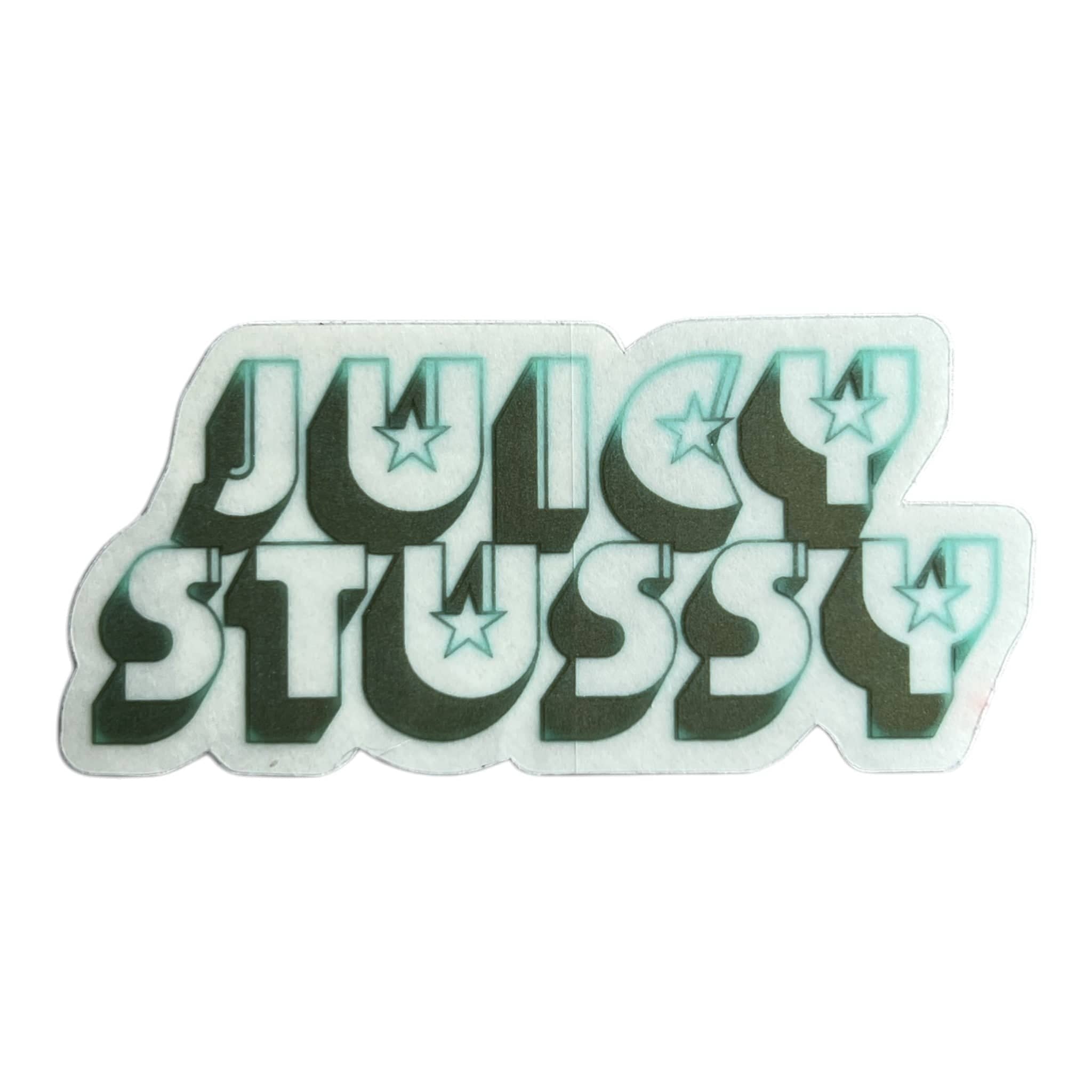 Stussy Juicy Stussy Sticker Olive