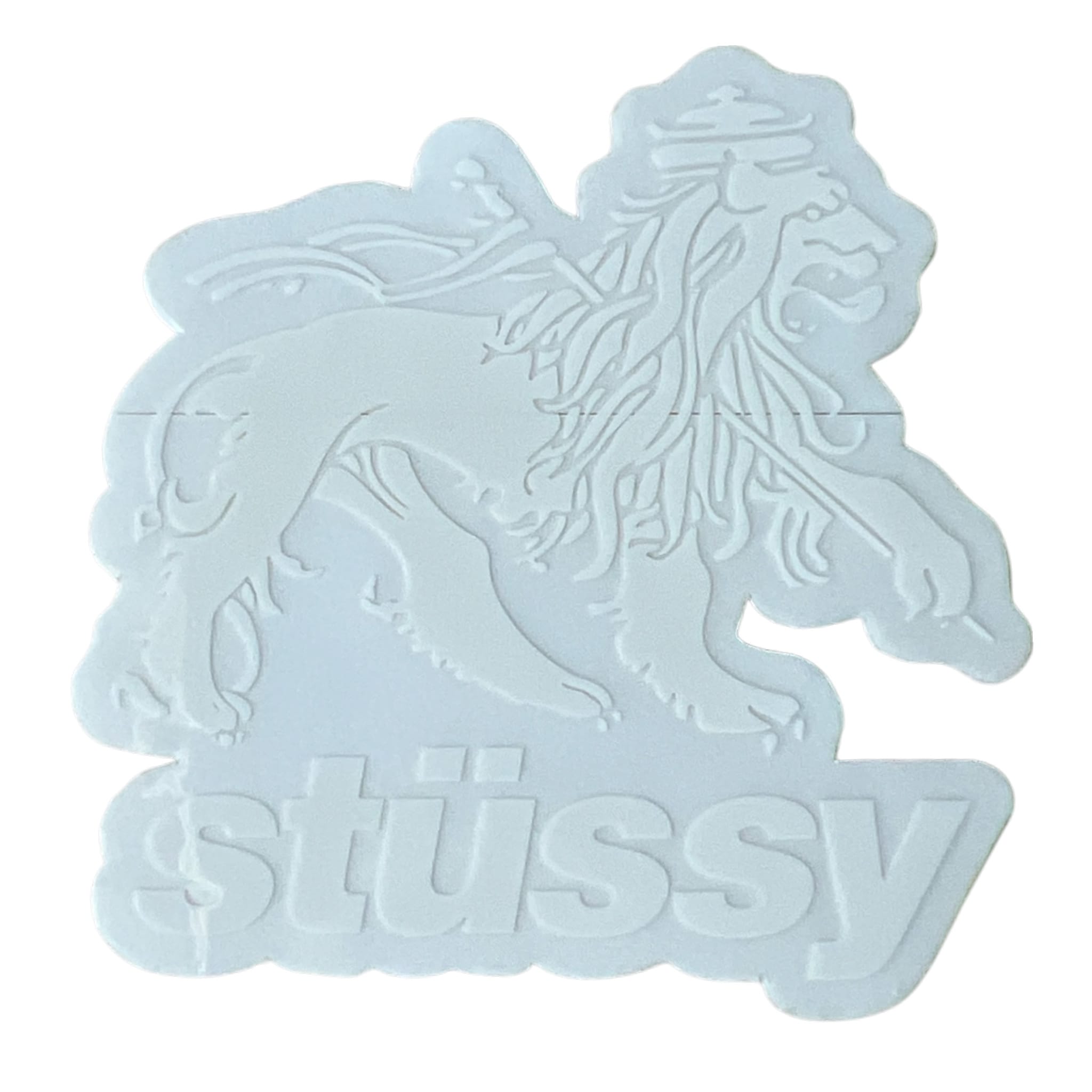 Stussy Lion of Judah White Sticker