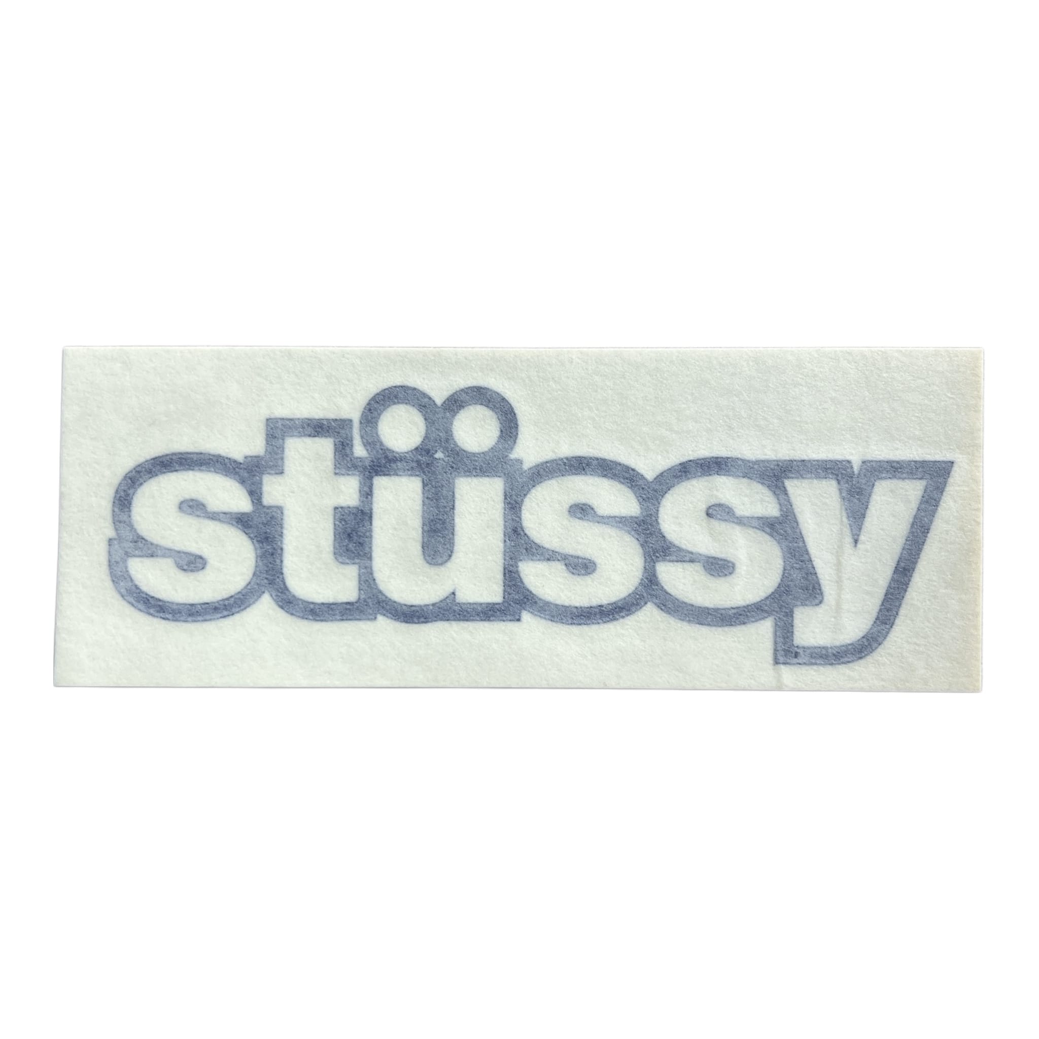 Stussy Lowercase Logo Black Decal Sticker