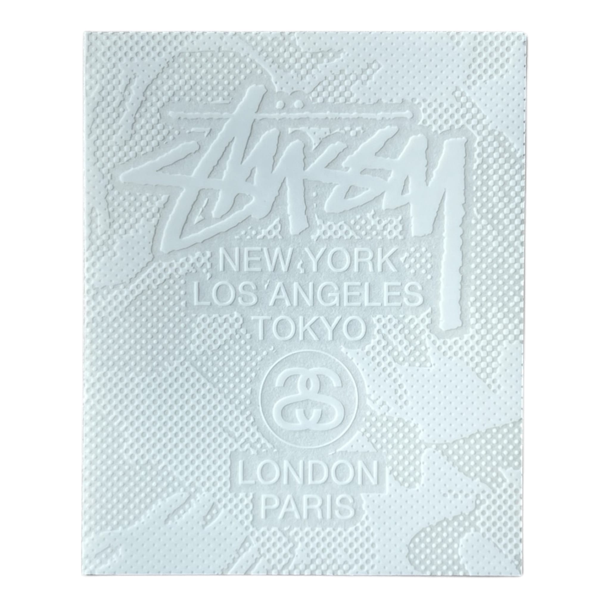Stussy Major Cities White Sticker