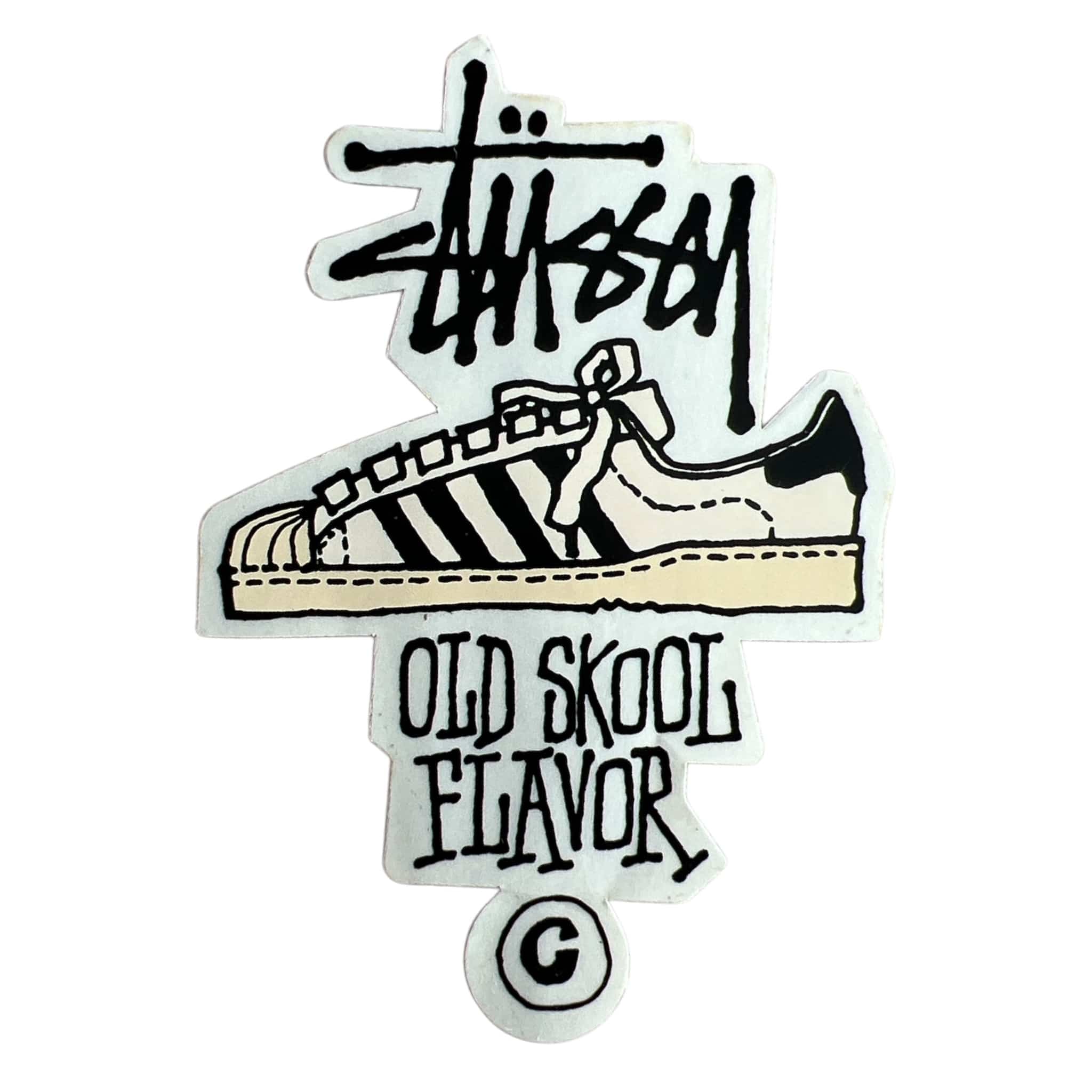Stussy Old Skool Flavor Shoe Black Sticker