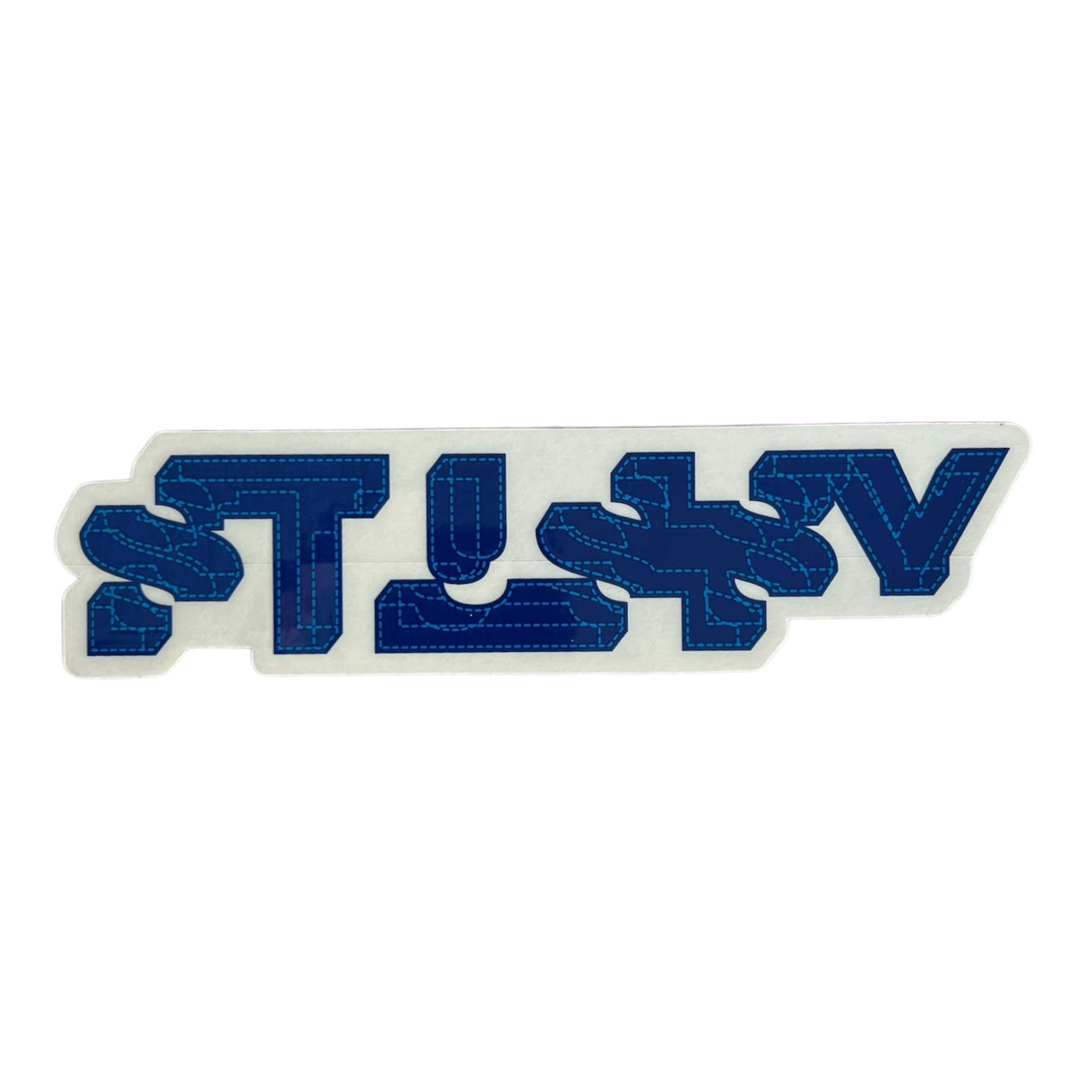 Stussy Phat Funk Sticker Blue