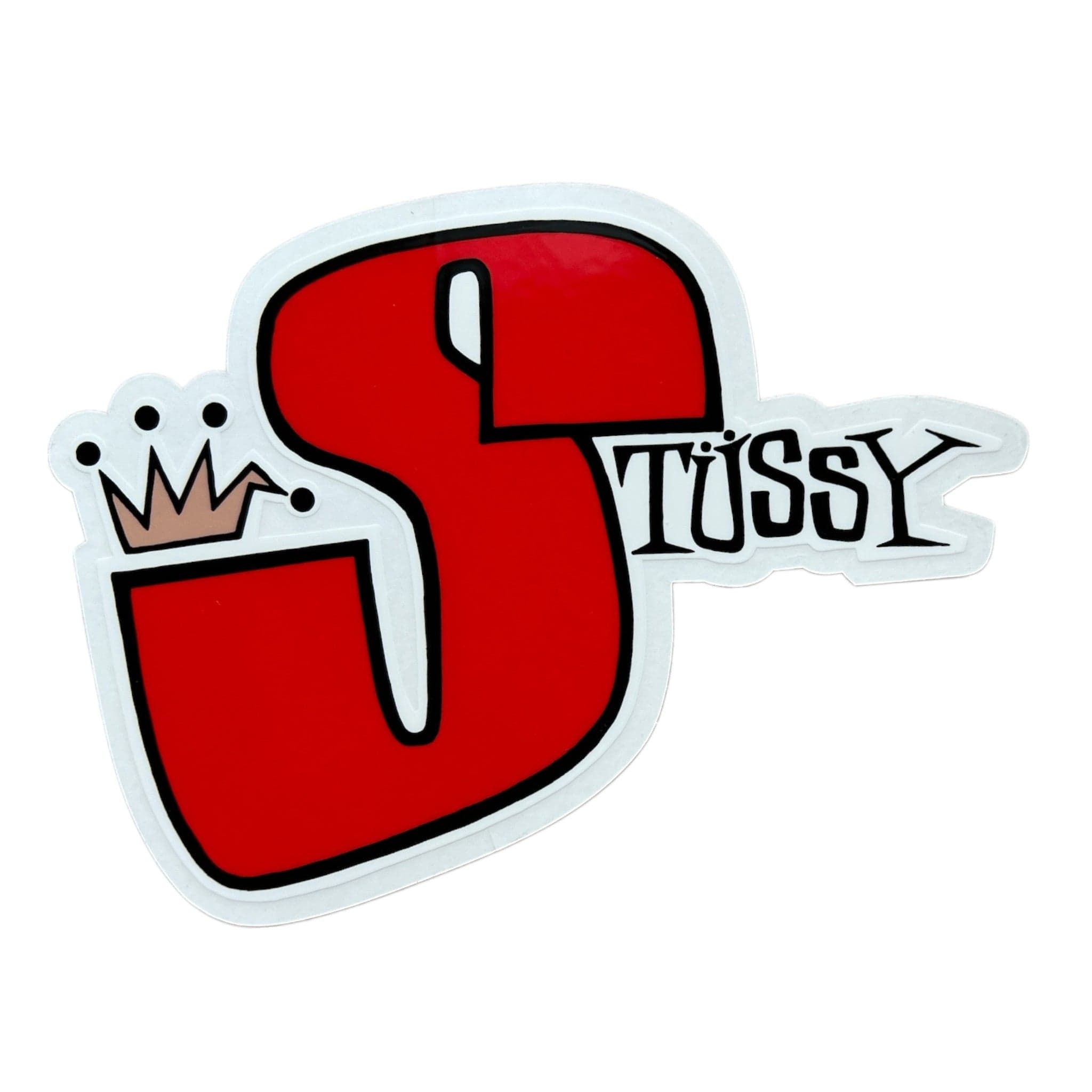 Stussy Phat S Sticker Red