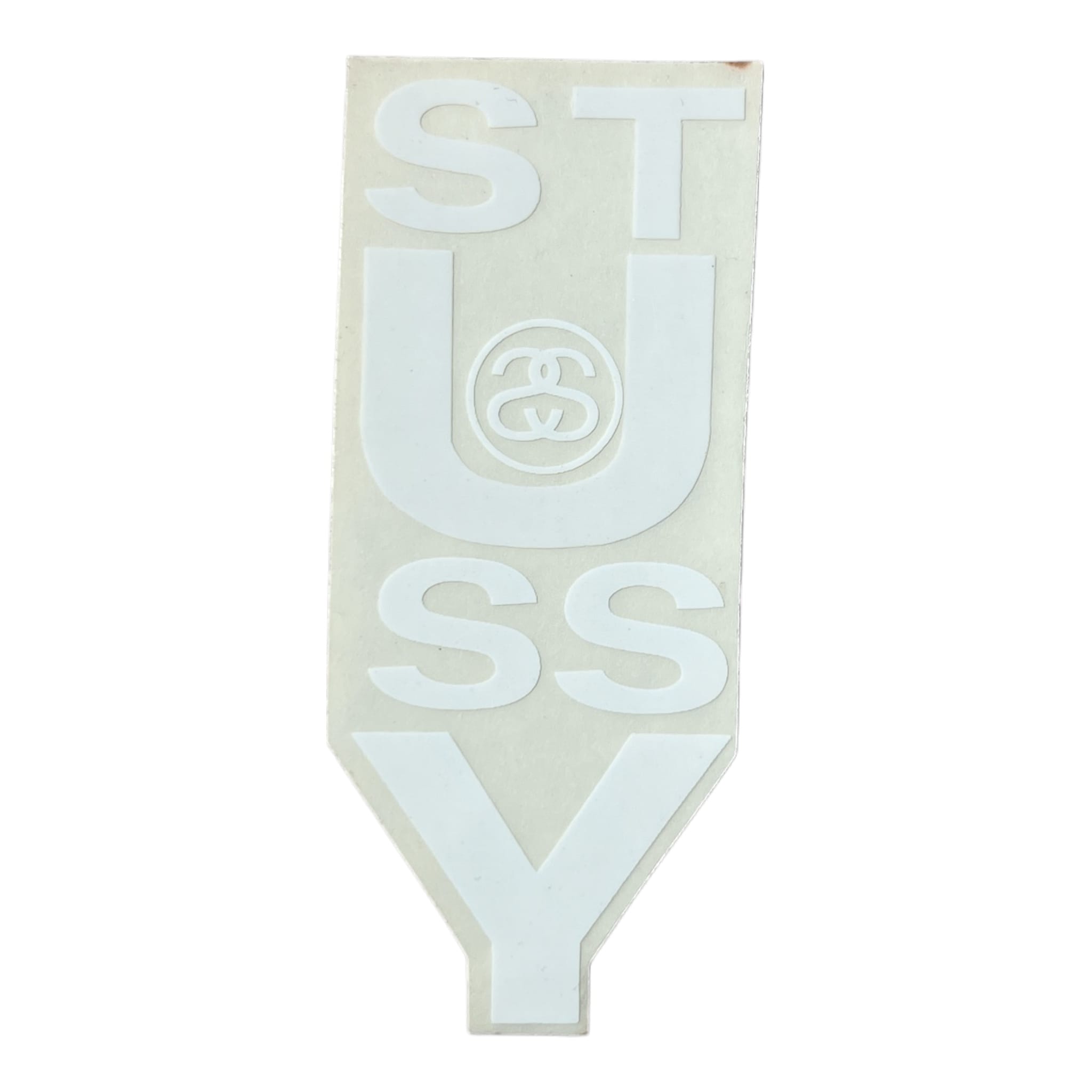 Stussy Stacked Up White Sticker