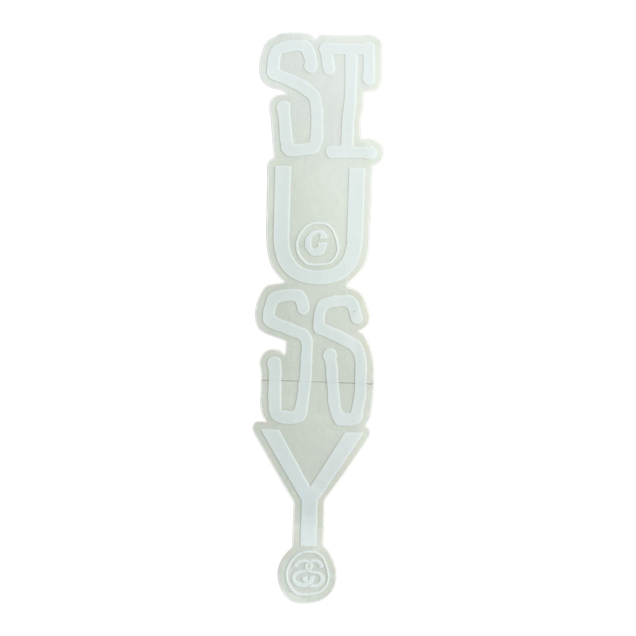 Stussy Stacked Sticker White