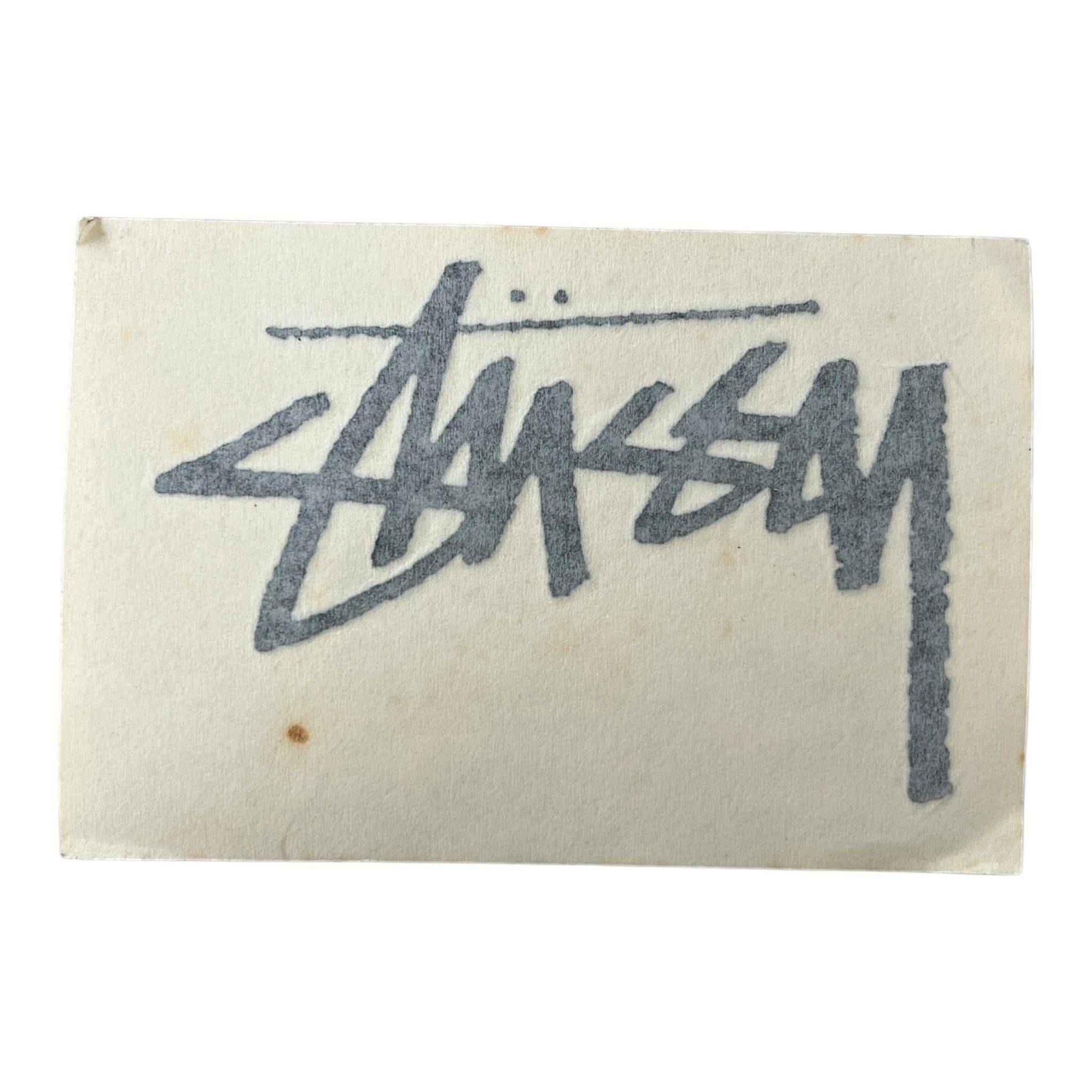 Stussy Painted Script Decal Sticker Black