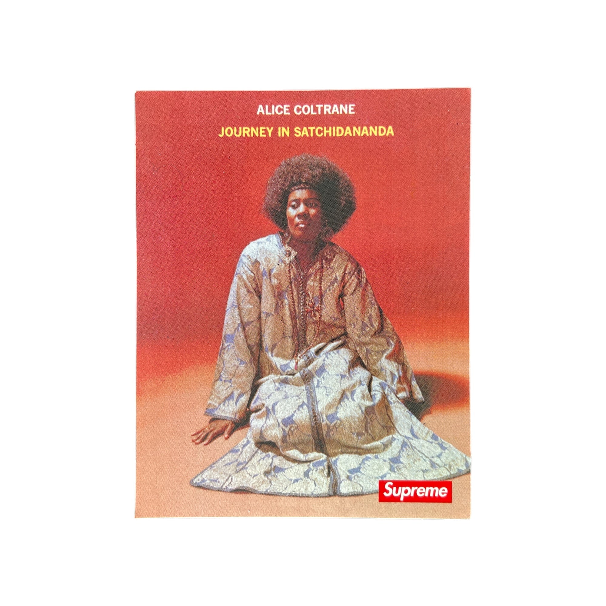 Supreme Alice Coltrane Sticker from the Spring Summer of 2024. 