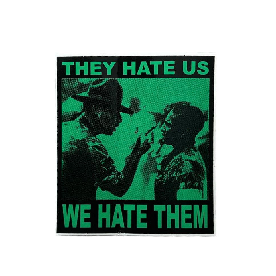 Supreme They Hate Us We Hate Them Stickers FW06